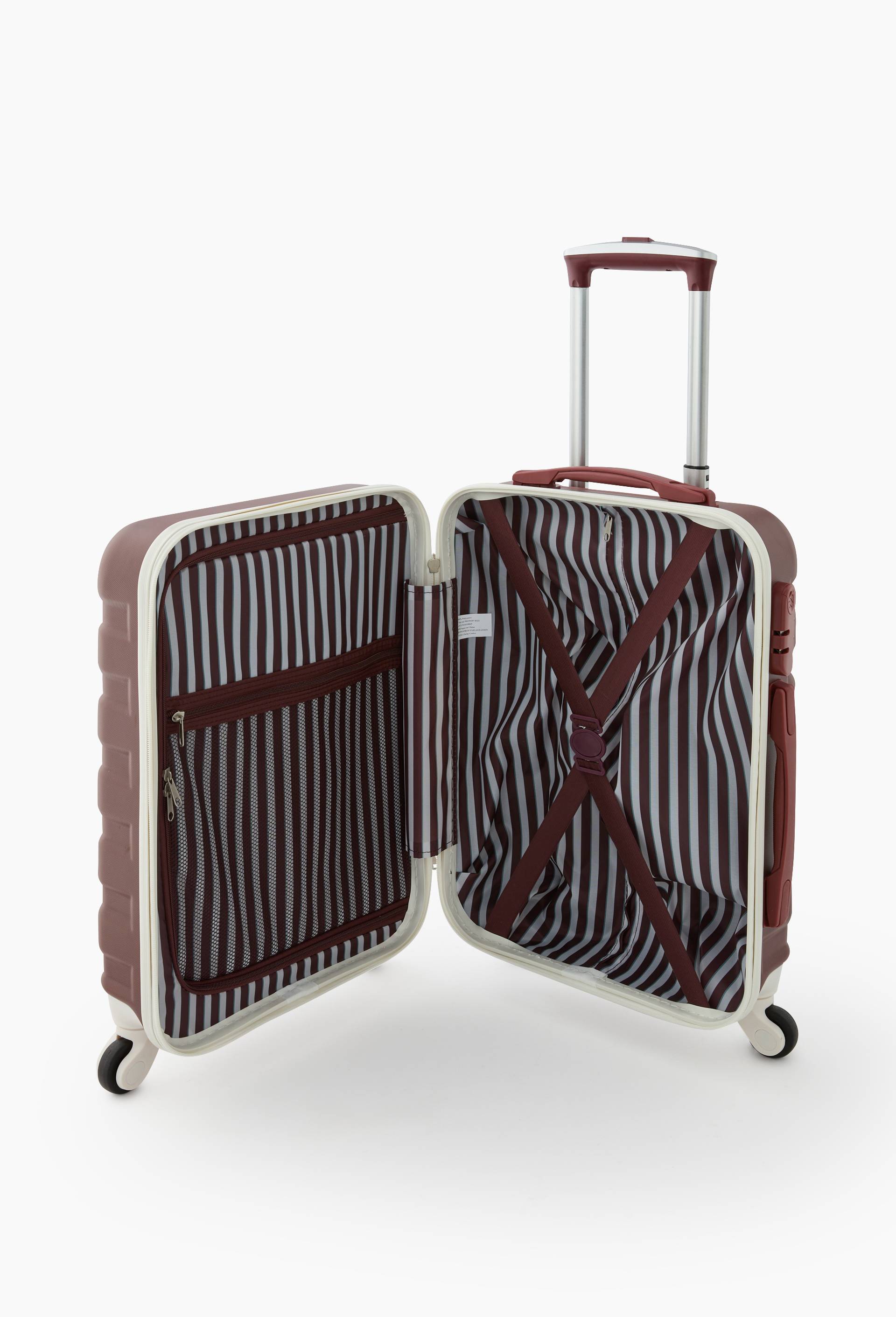 Valise cabine, 55cm, Rouge fonc&eacute;, large image number 1.0