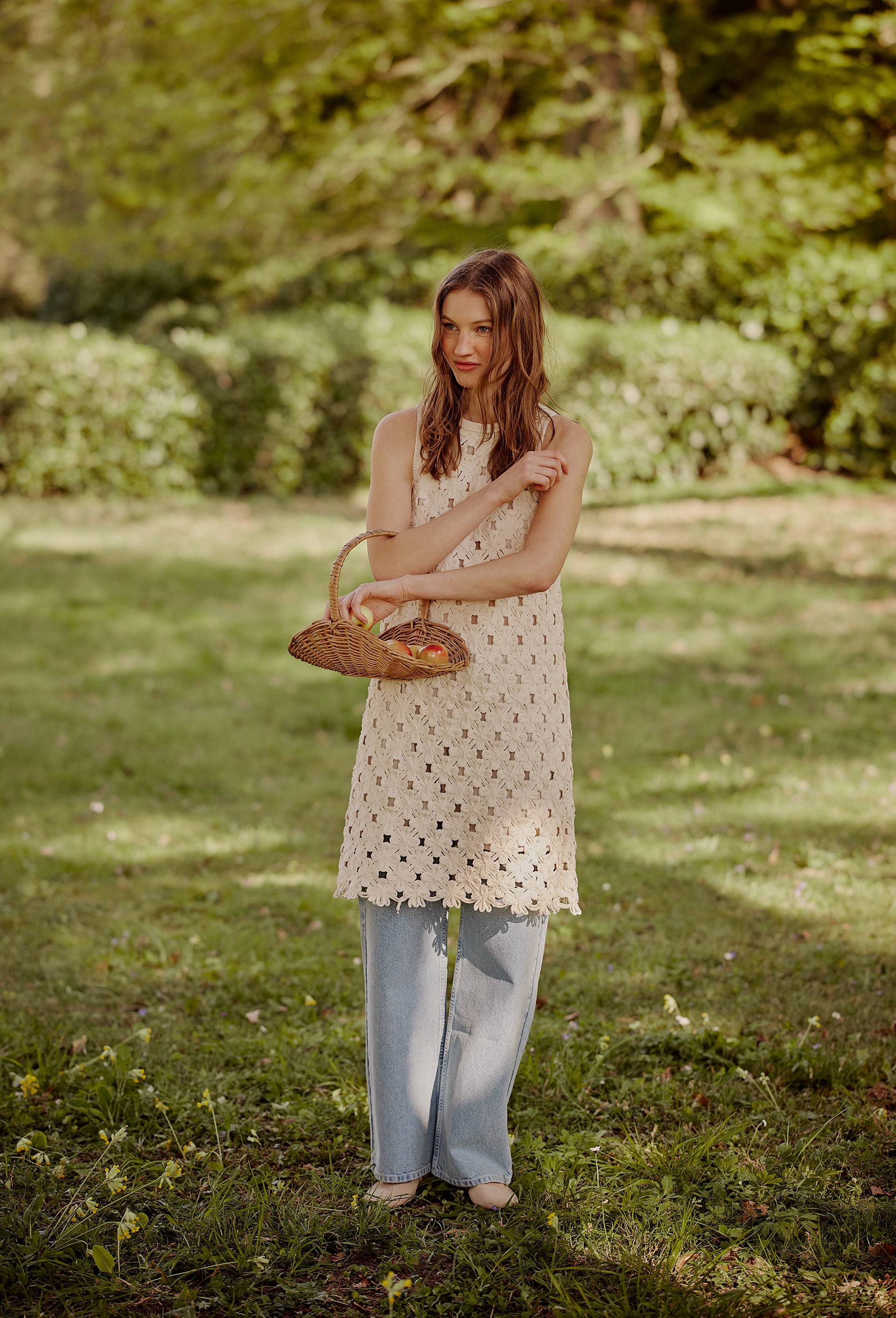 Robe sans manches brodée - MONOPRIX - Modalova