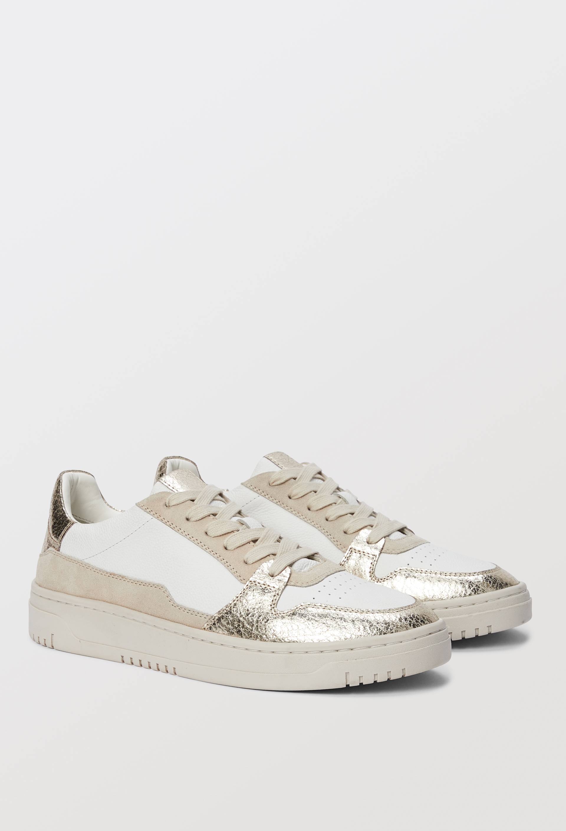 Baskets en cuir - MONOPRIX PREMIUM - Modalova