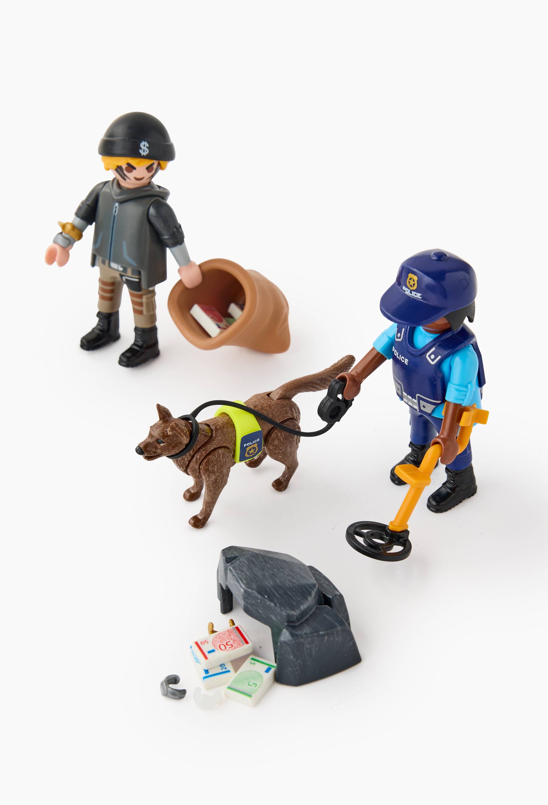 Policier chien de recherche et voleur - 71731, Multicolore, large image number 0