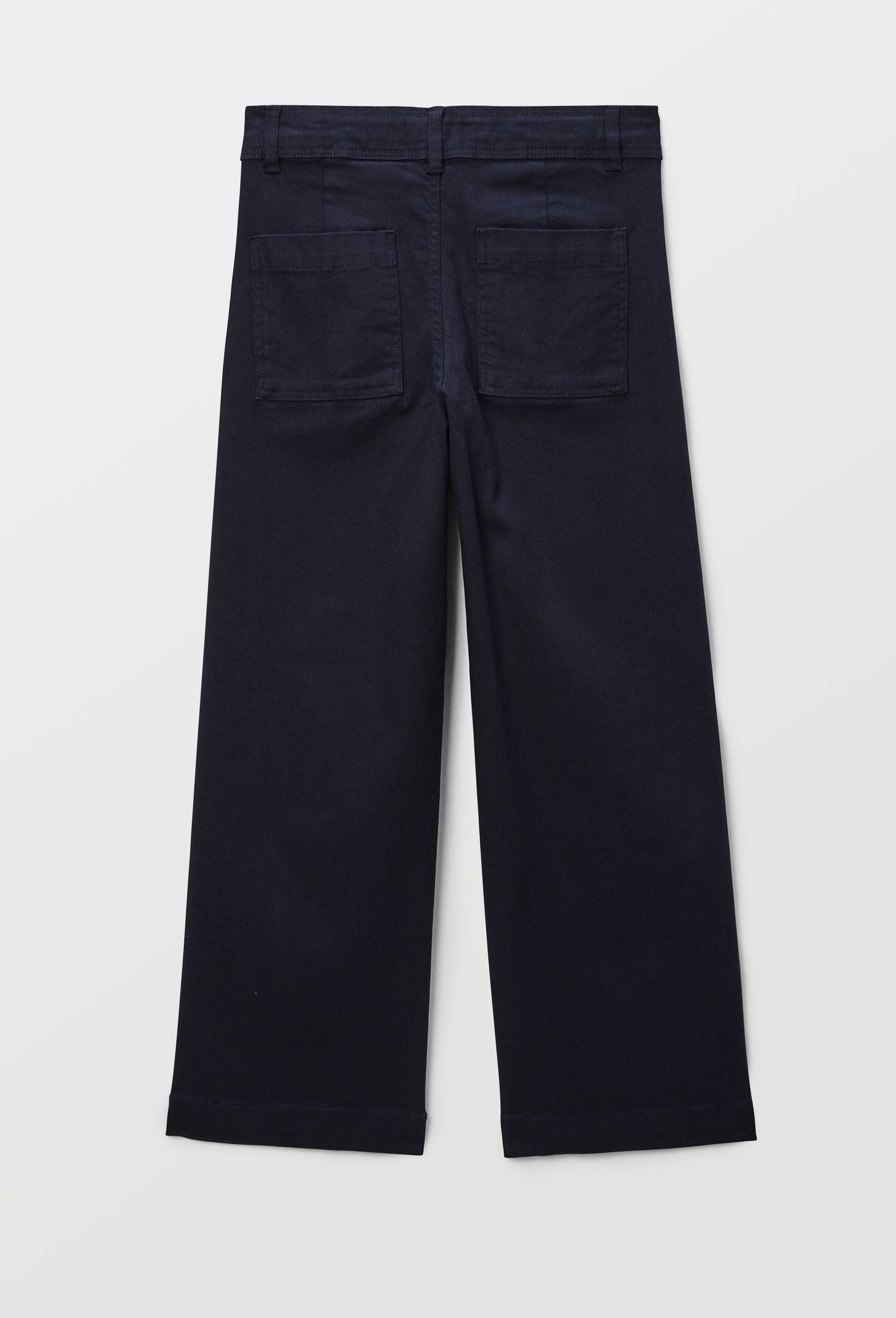 Pantalon large en coton, Bleu fonc&eacute;, large image number 2