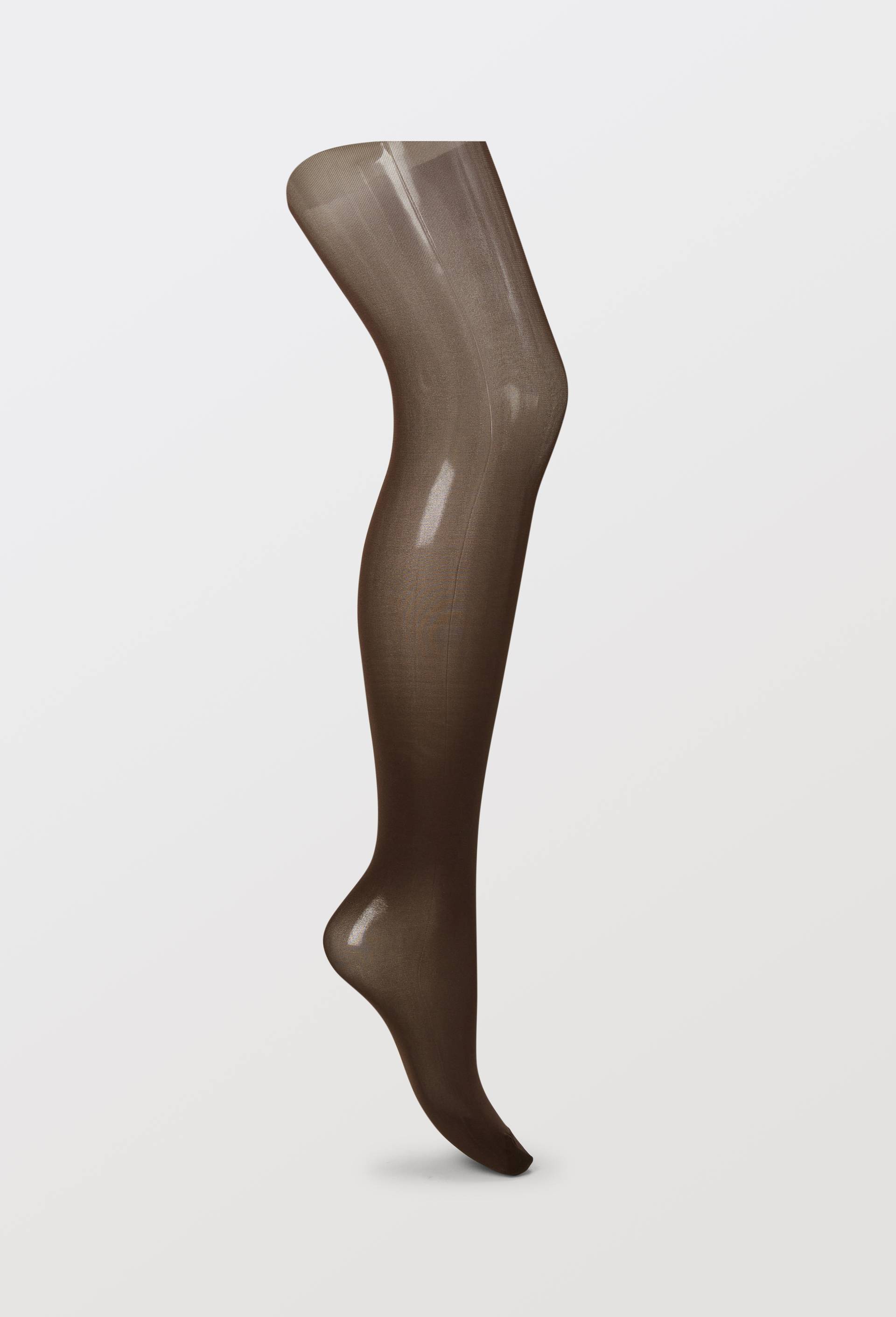 Collant velout&eacute; semi opaque Bleuforet, Brun fonc&eacute;, large image number 1