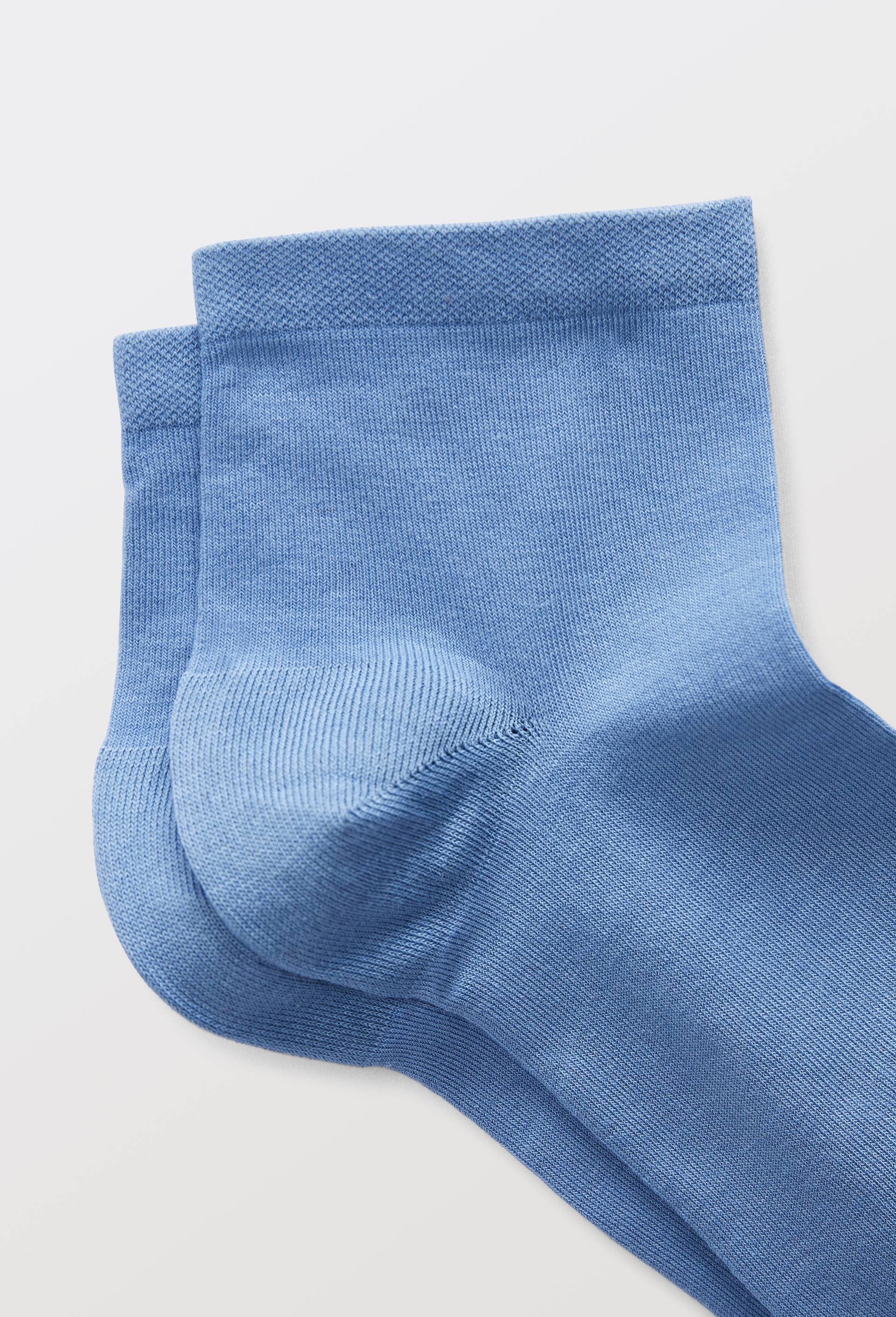 Paire de socquettes en coton Bleufor&ecirc;t, Bleu, large image number 1.0