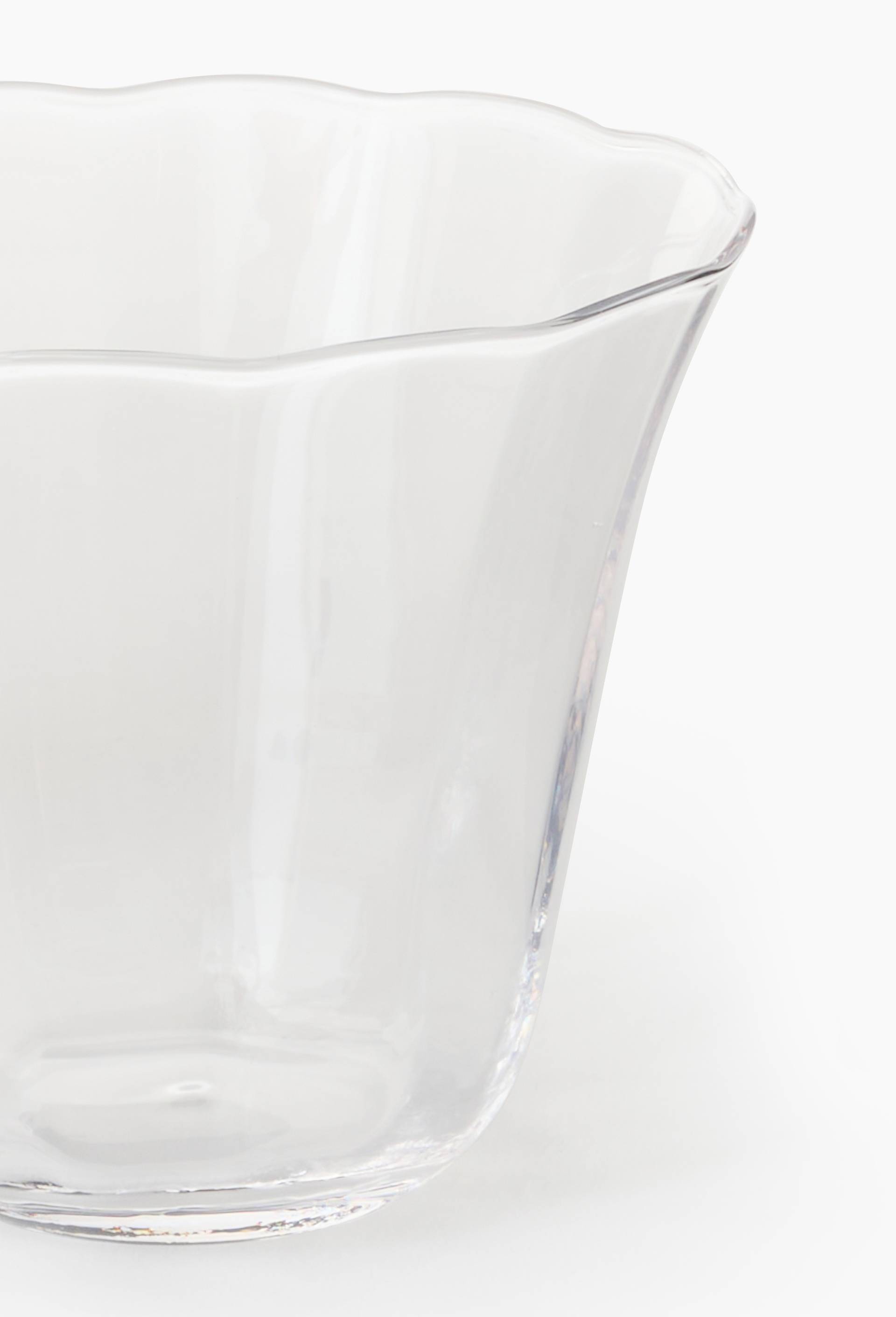 Verre &agrave; eau, forme ondul&eacute;e, 30cl, Transparent, large image number 1