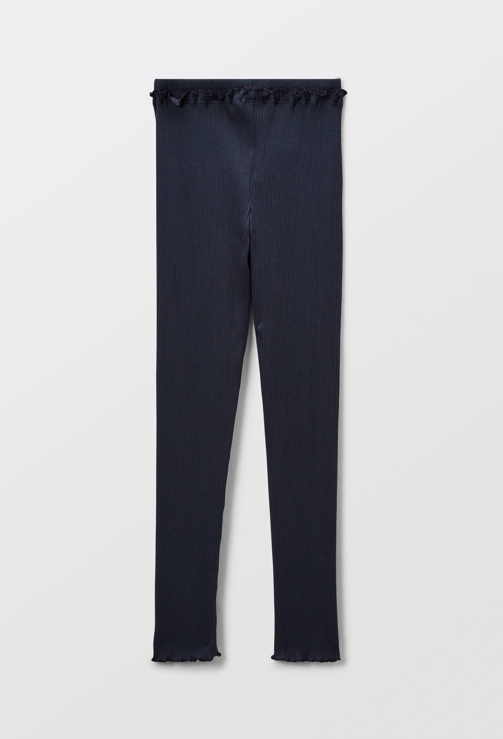 Legging uni contenant du coton BIO, Bleu fonc&eacute;, large image number 1.0