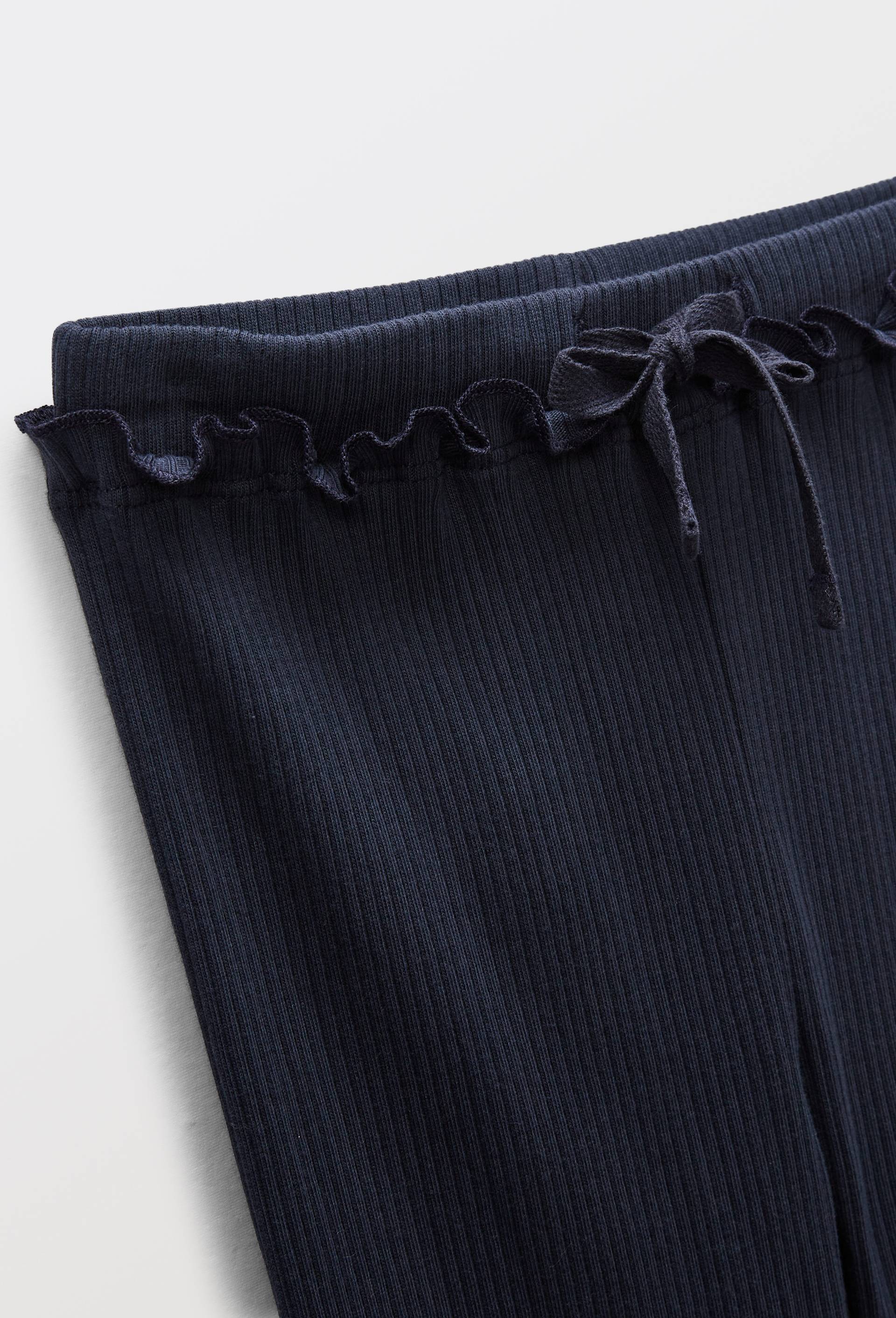Legging uni contenant du coton BIO, Bleu fonc&eacute;, large image number 2.0