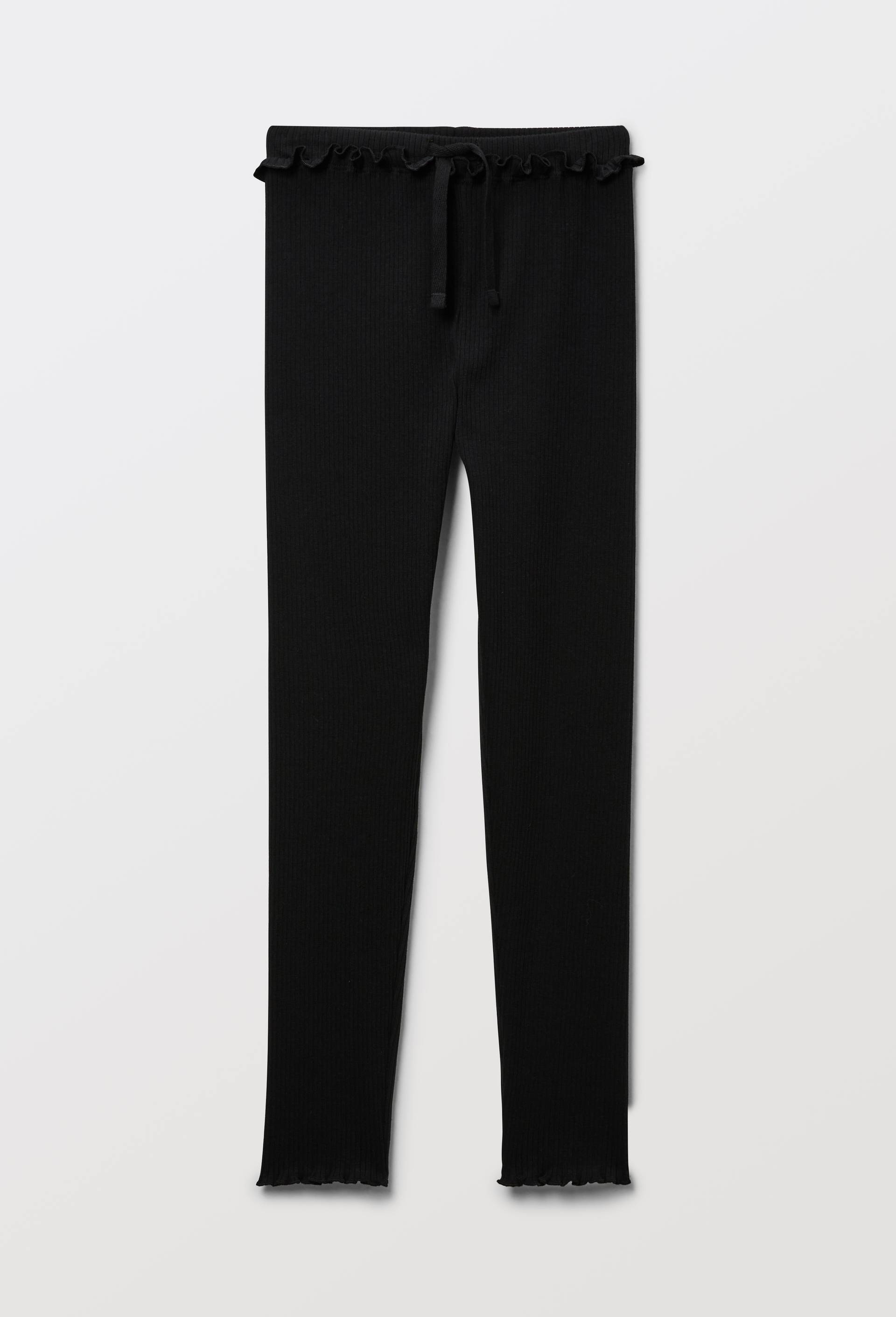 Legging uni contenant du coton BIO, Noir, large image number 1