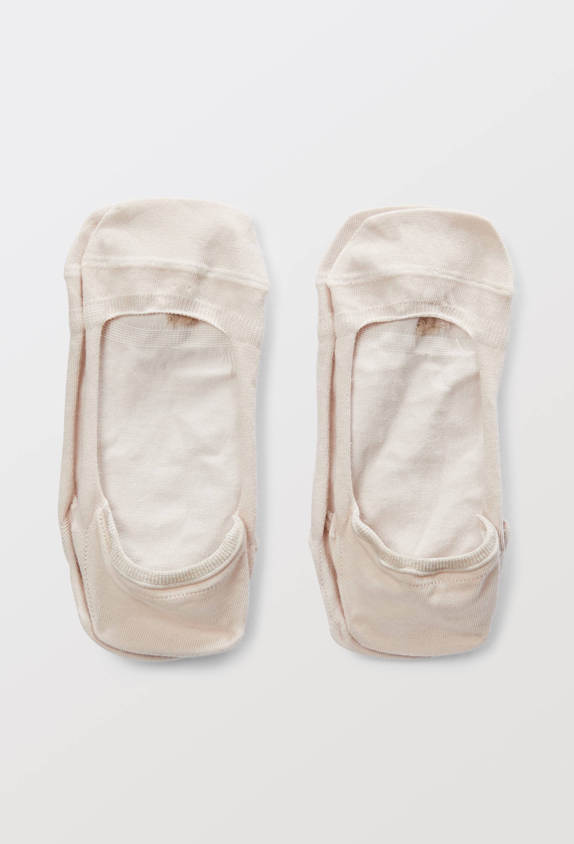 Lot de 2 prot&egrave;ge pied en coton Sport Bleufor&ecirc;t, Beige clair, large image number 0