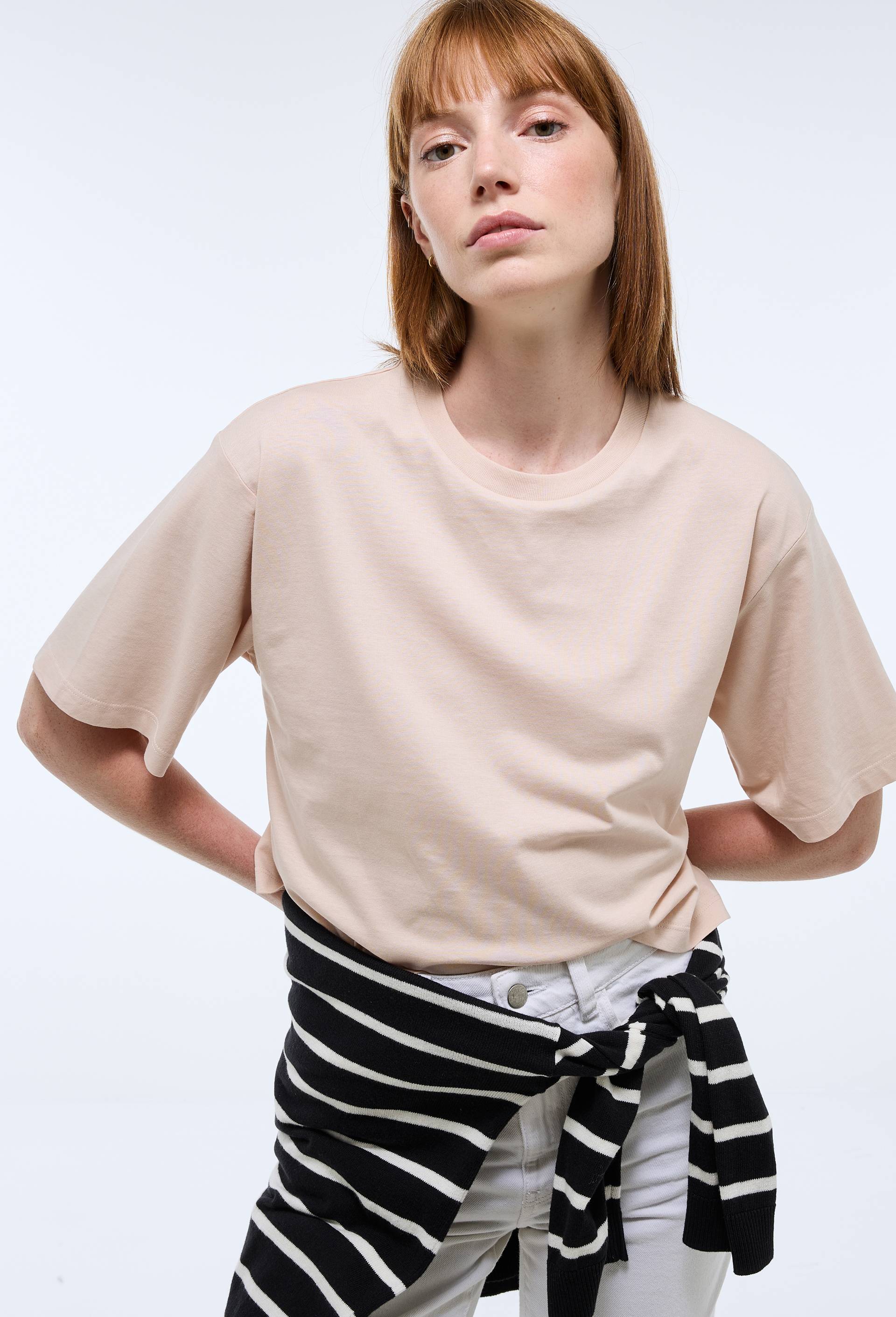 T-shirt court uni en coton BIO GOTS - MONOPRIX - Modalova