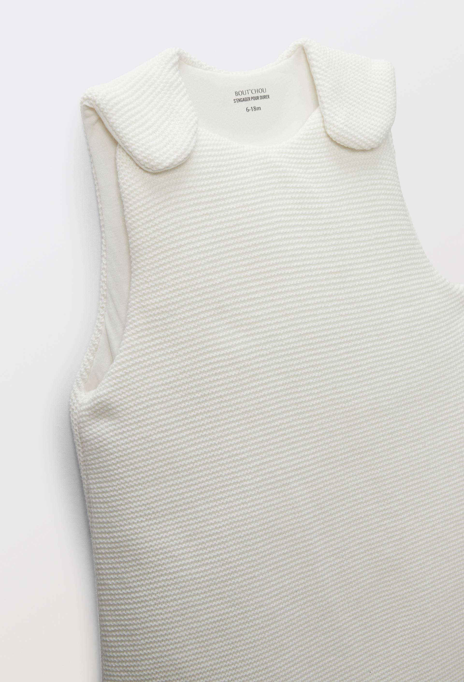 Gigoteuse en tricot TOG 3,5 en coton, Ecru, large image number 2.0