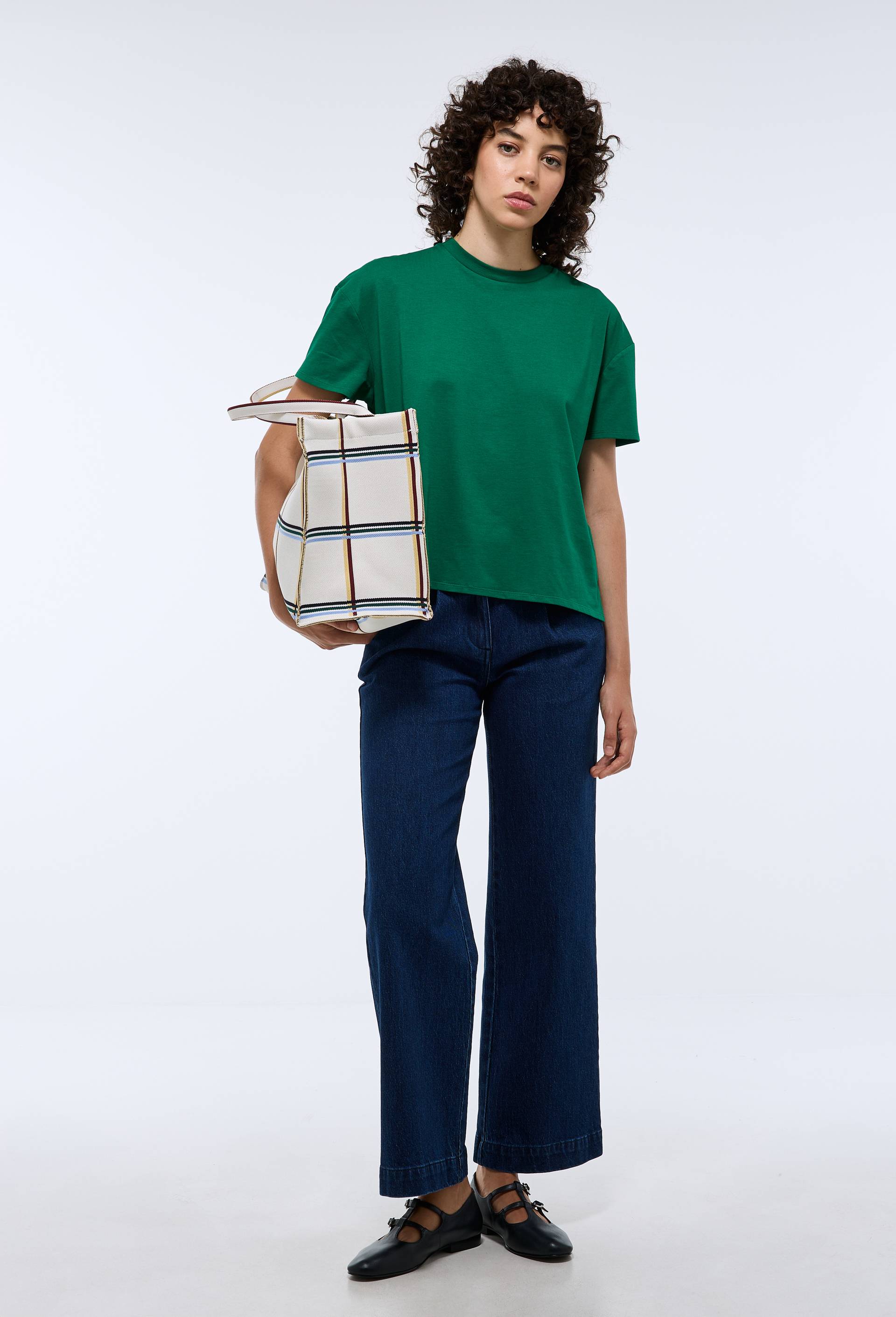 T-shirt ample uni en coton BIO GOTS - MONOPRIX - Modalova