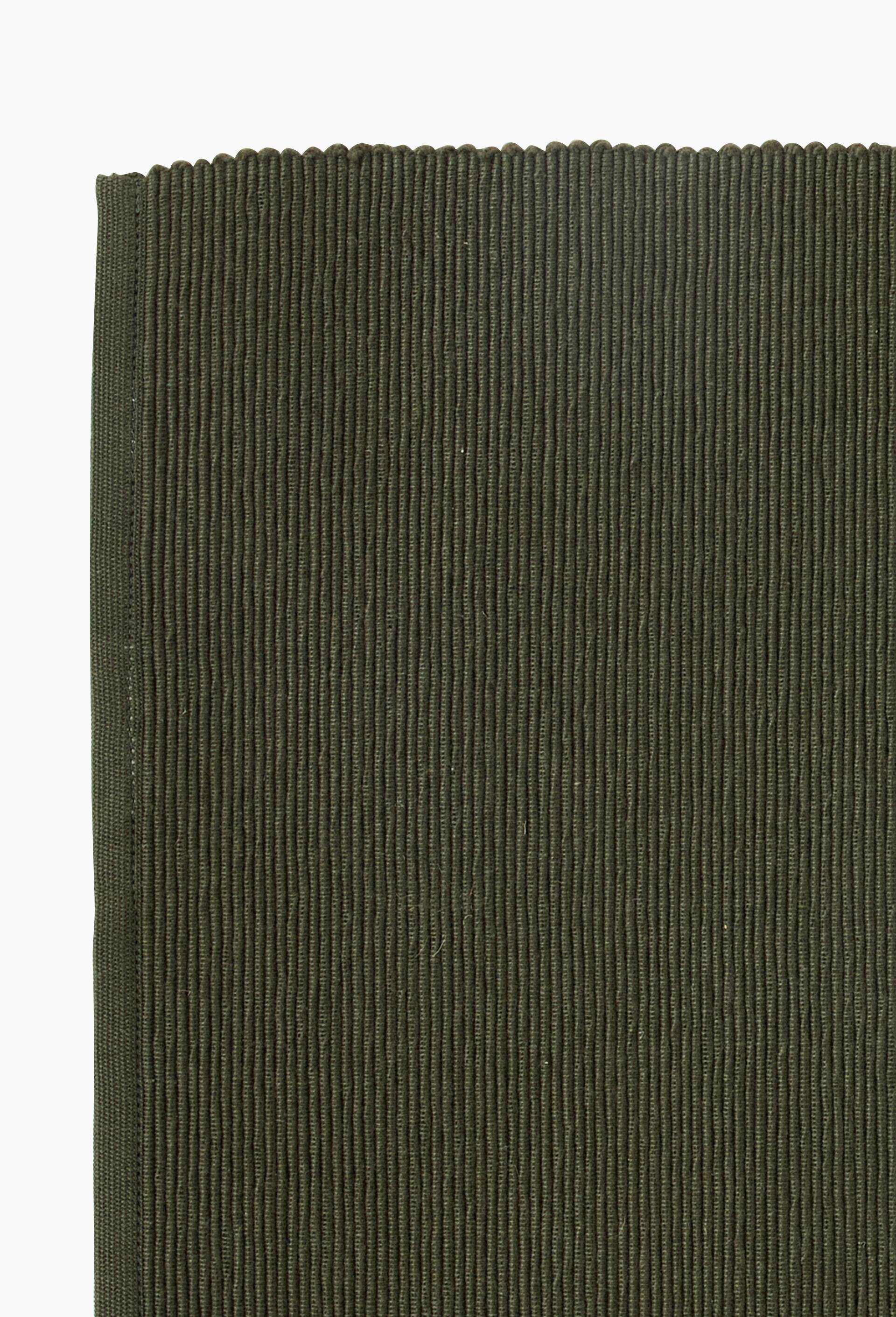 Set de table coton uni, 33x48cm, Vert fonc&eacute;, large image number 1