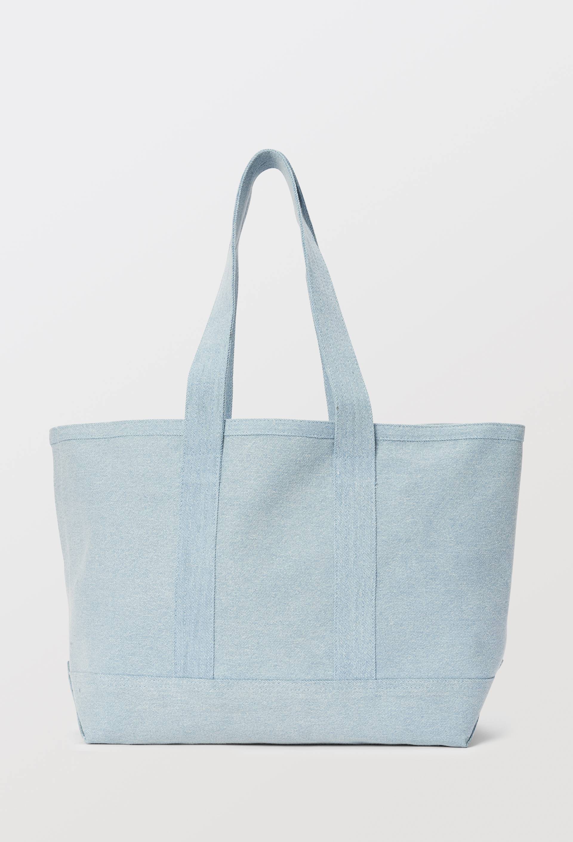 Cabas en denim uni BIO GOTS - MONOPRIX - Modalova