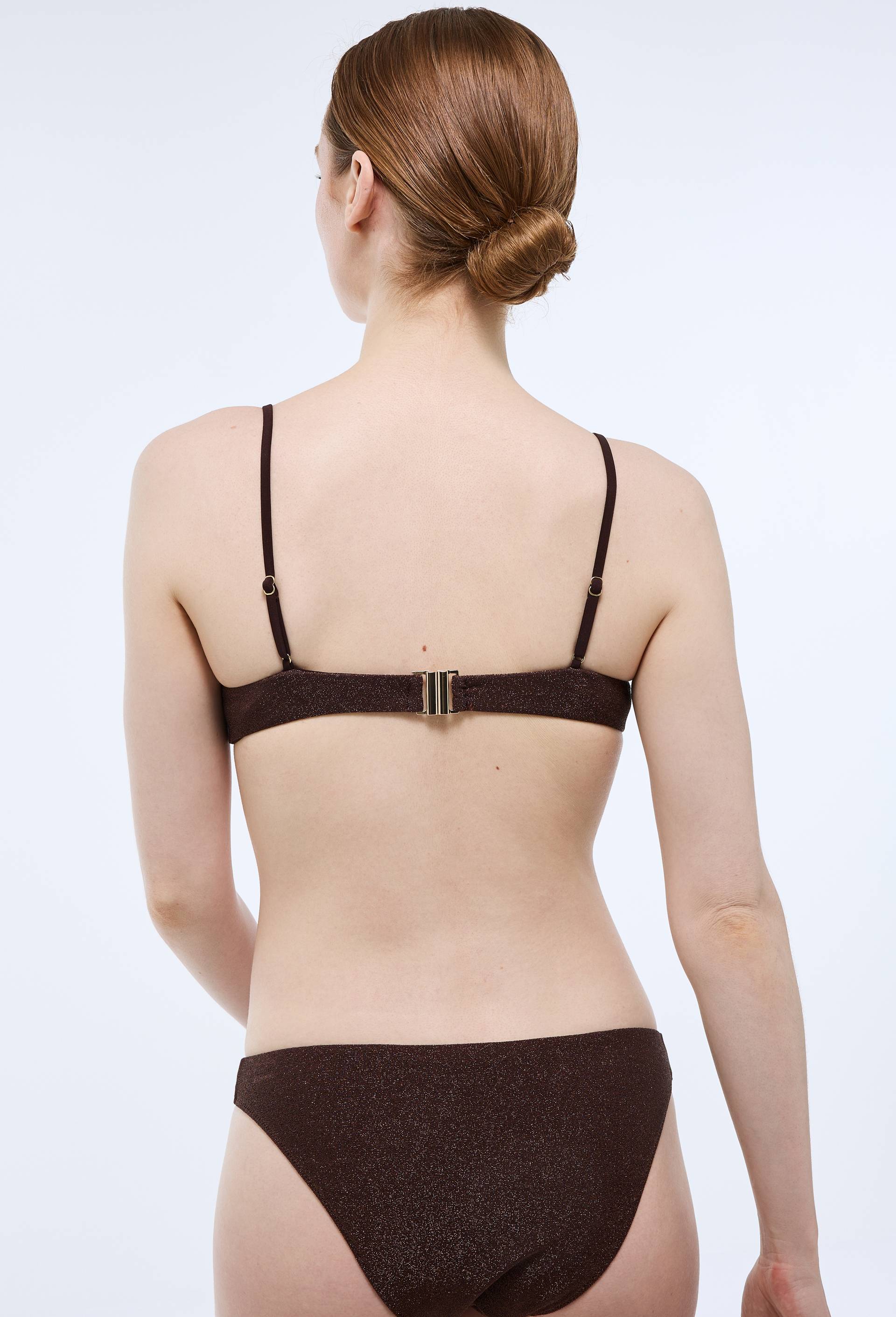 Haut de maillot de bain NOO x MONOPRIX, Brun, large image number 1