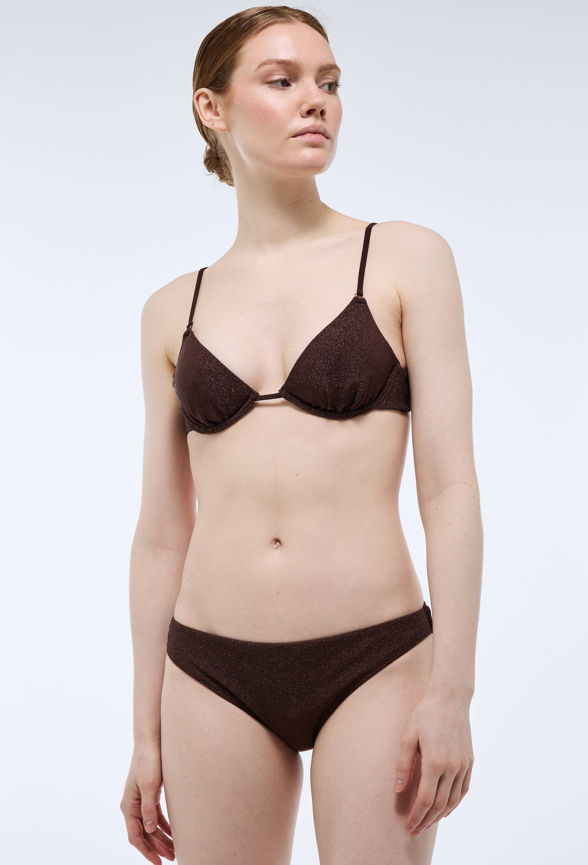 Bas de maillot de bain NOO x MONOPRIX, Brun, large image number 0
