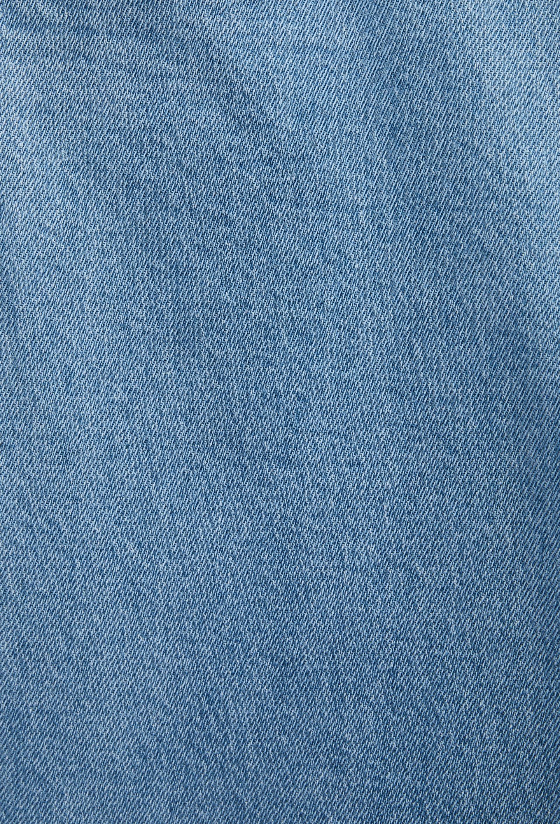 Jean droit longueur raccourcie, Bleu, large image number 5.0