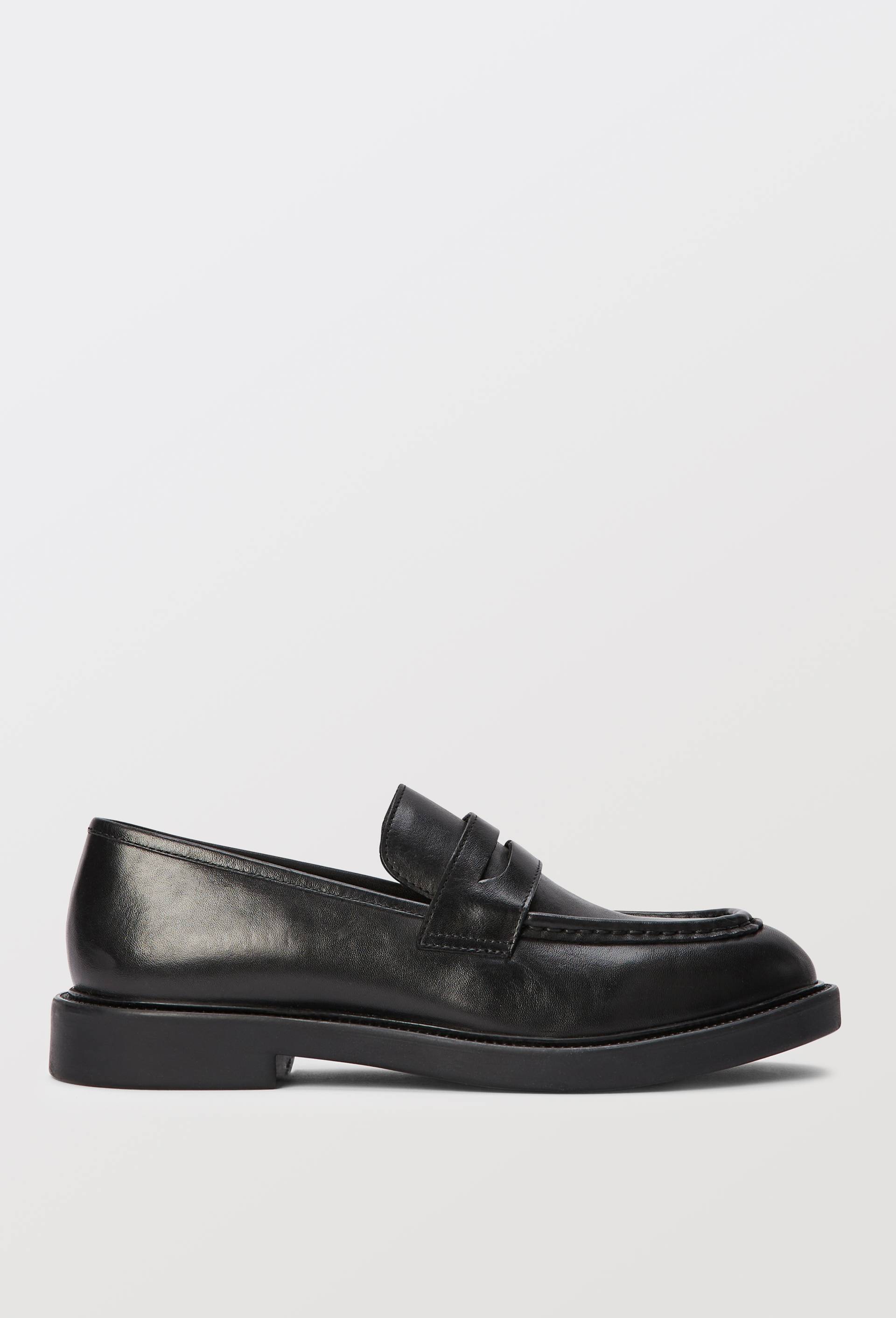 Mocassins en cuir - MONOPRIX PREMIUM - Modalova