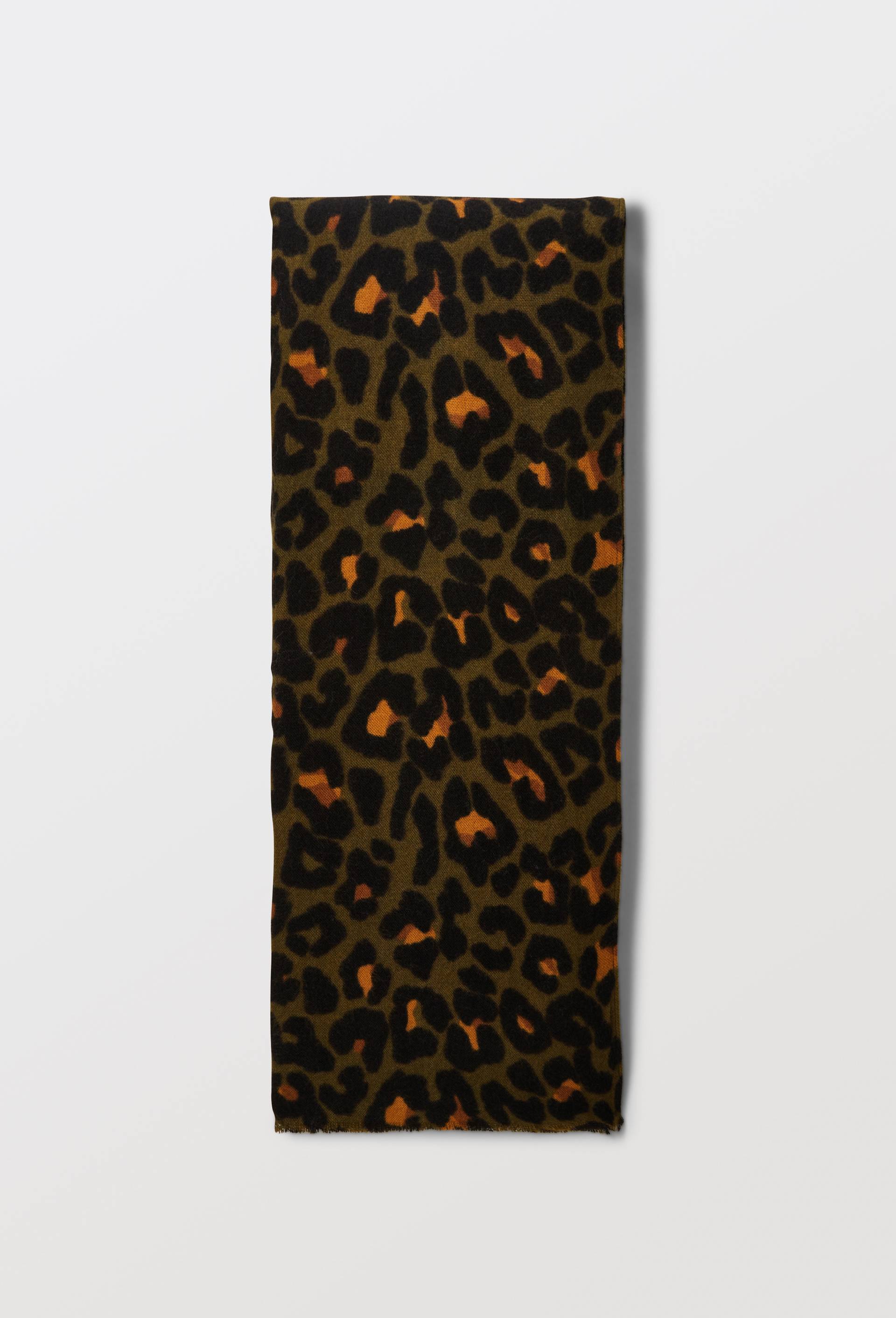 Echarpe imprimée léopard, matière recyclée - MONOPRIX - Modalova
