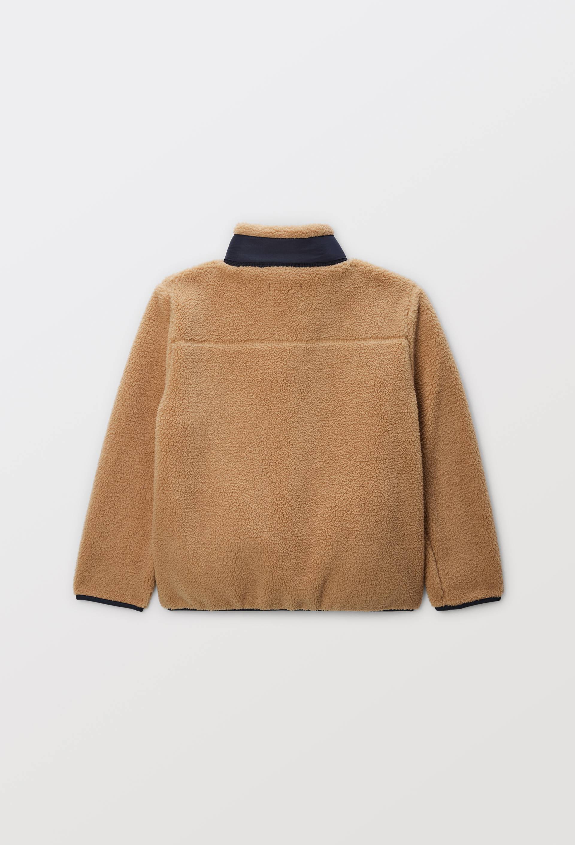 Veste en sherpa avec poche poitrine, Beige, large image number 1