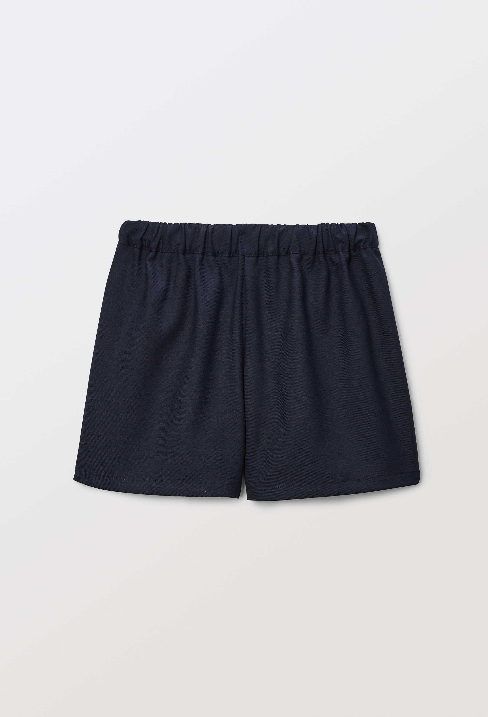 Jupe-short pliss&eacute;e unie, Bleu fonc&eacute;, large image number 1