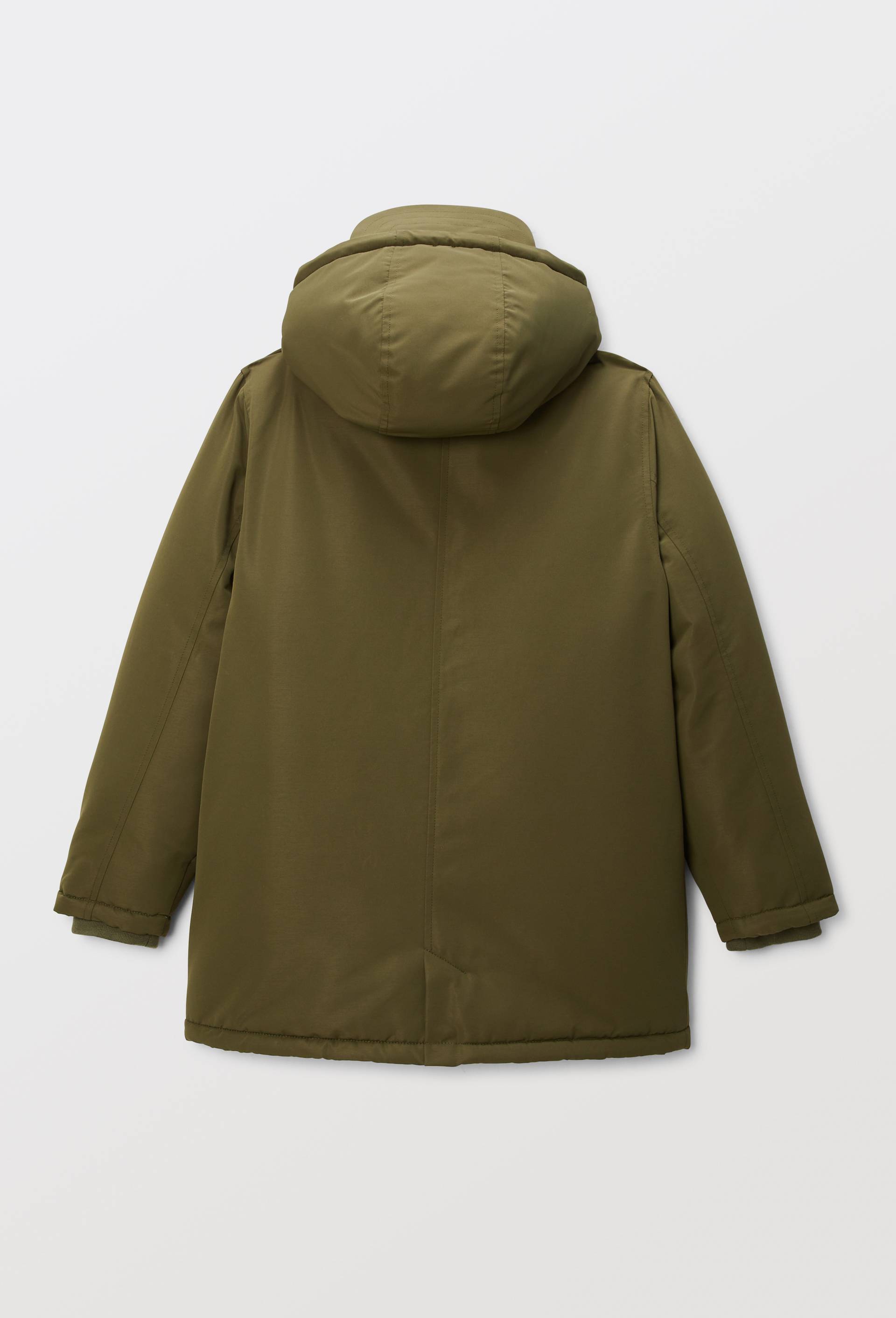 Parka longue imperm&eacute;able &agrave; capuche, Vert fonc&eacute;, large image number 1