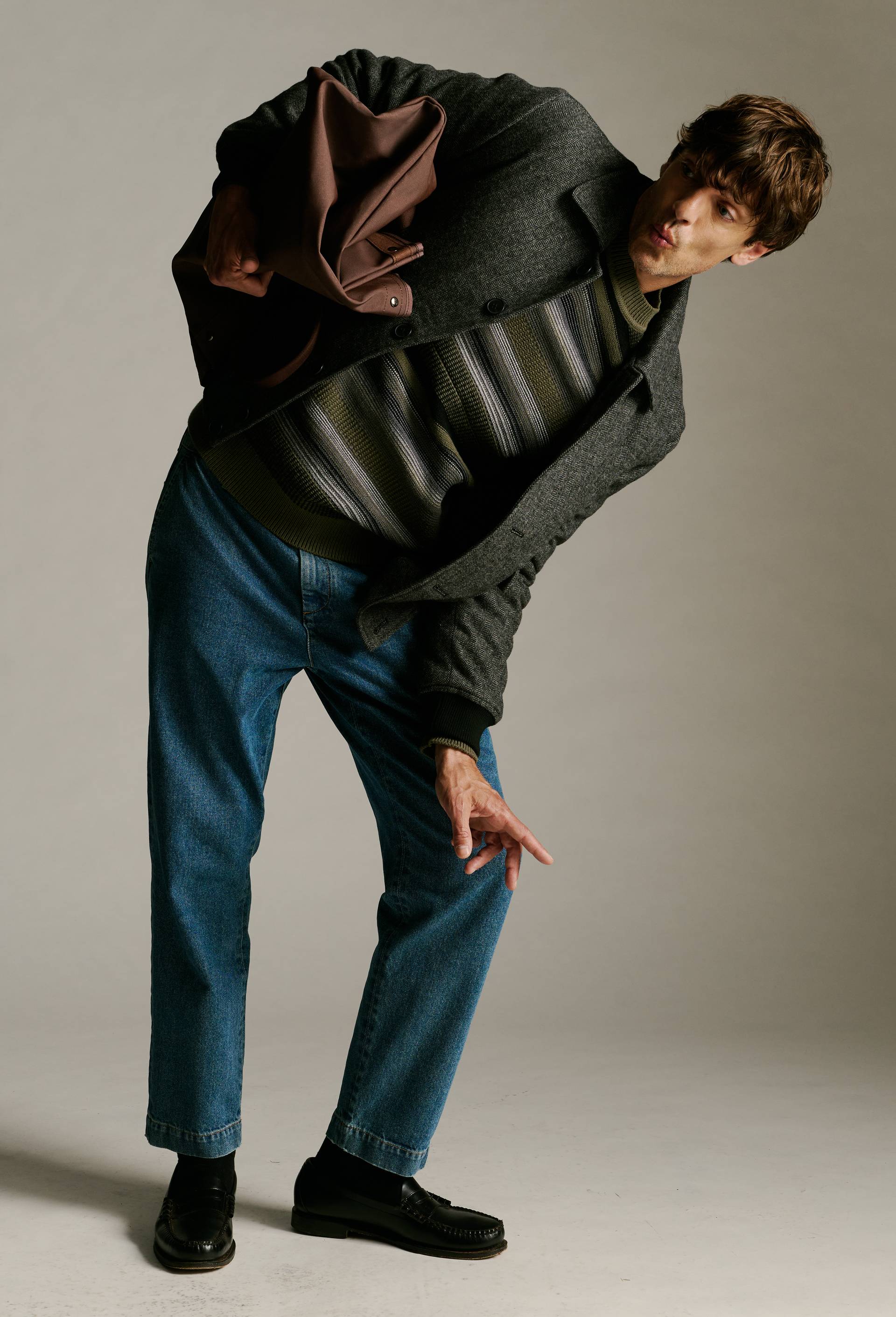 Pull rayé en laine mélangée - MONOPRIX - Modalova