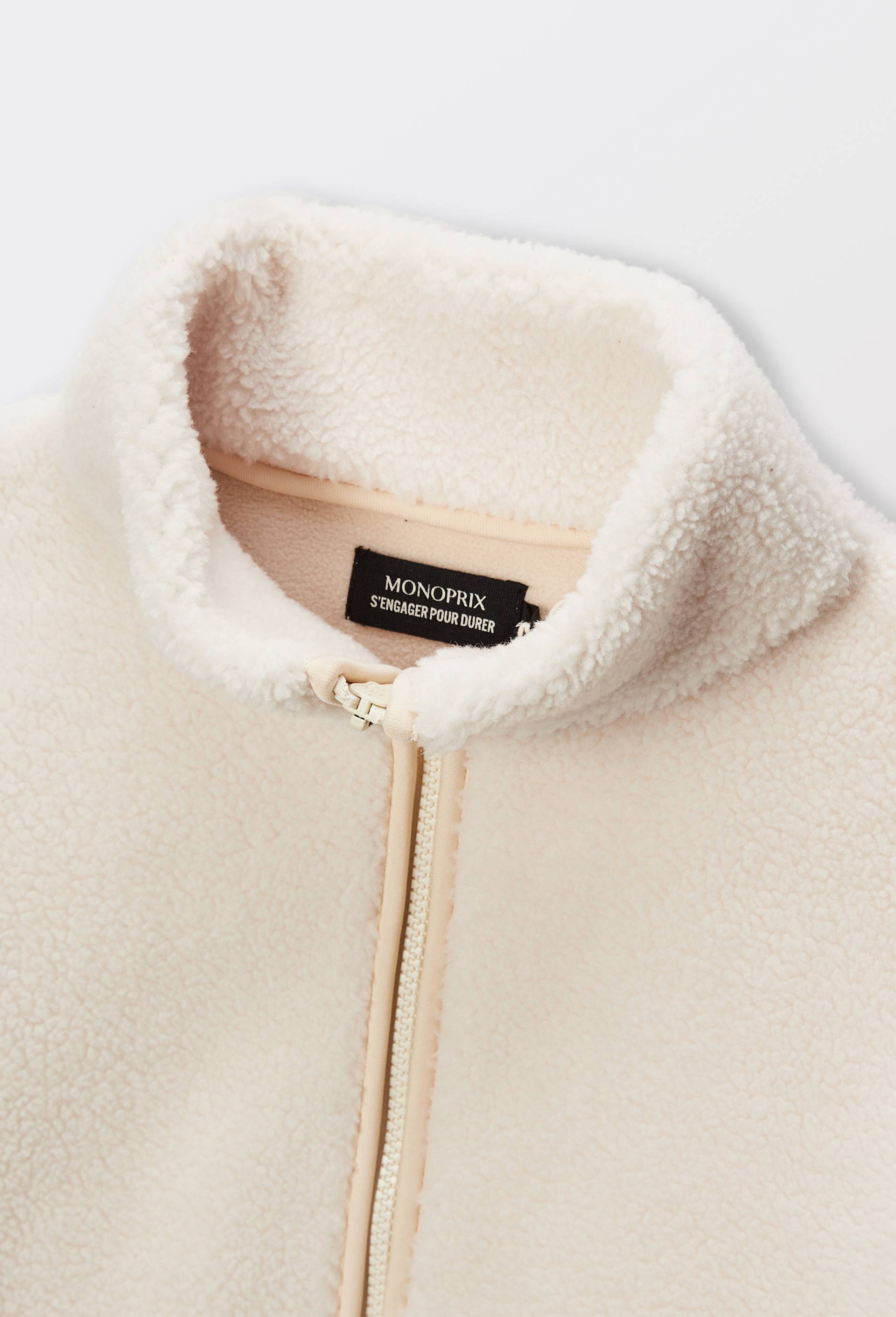 Veste effet mouton, Beige clair, large image number 2.0