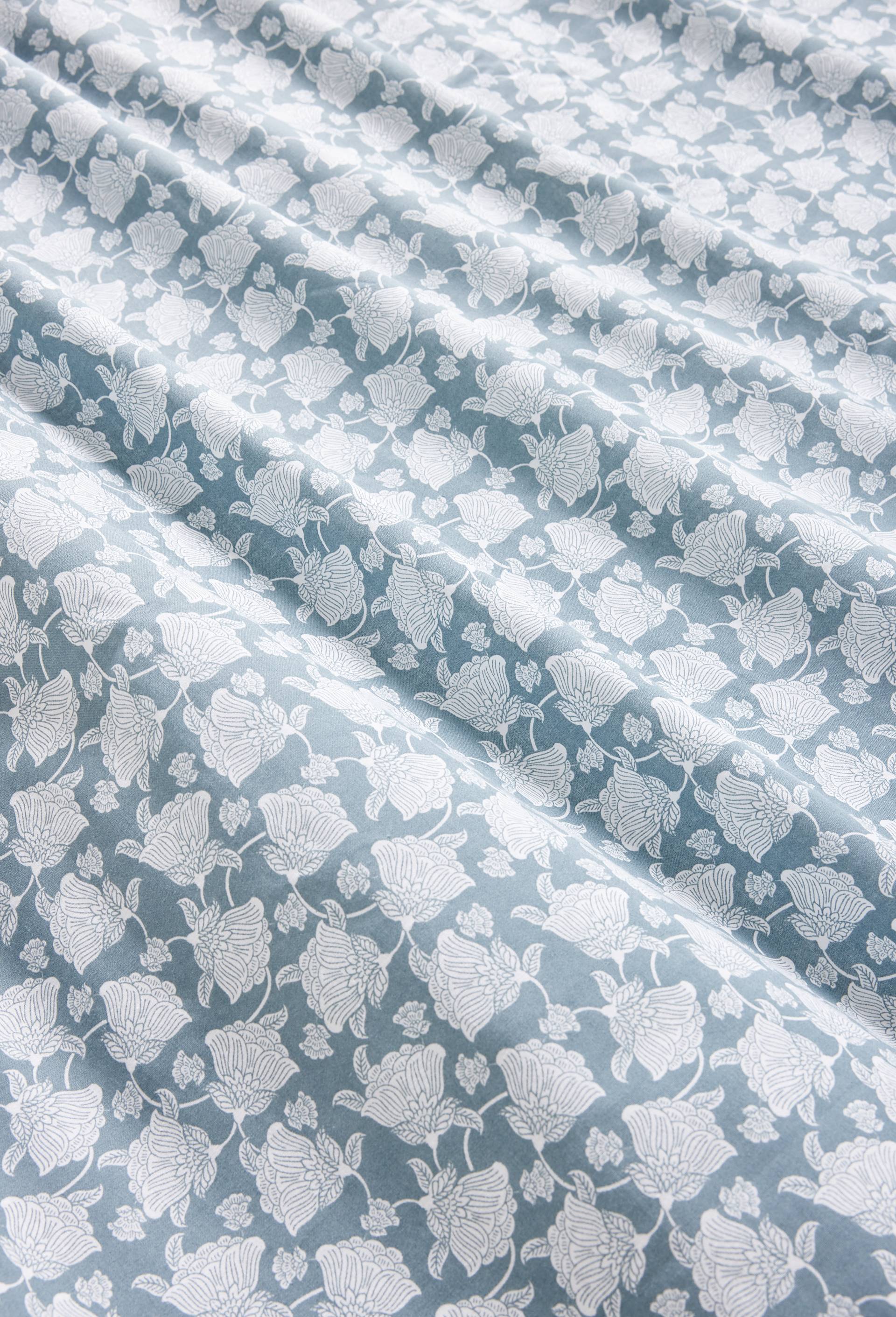 Housse de couette imprim&eacute;e, 100% coton bio GOTS, Vert clair, large image number 2