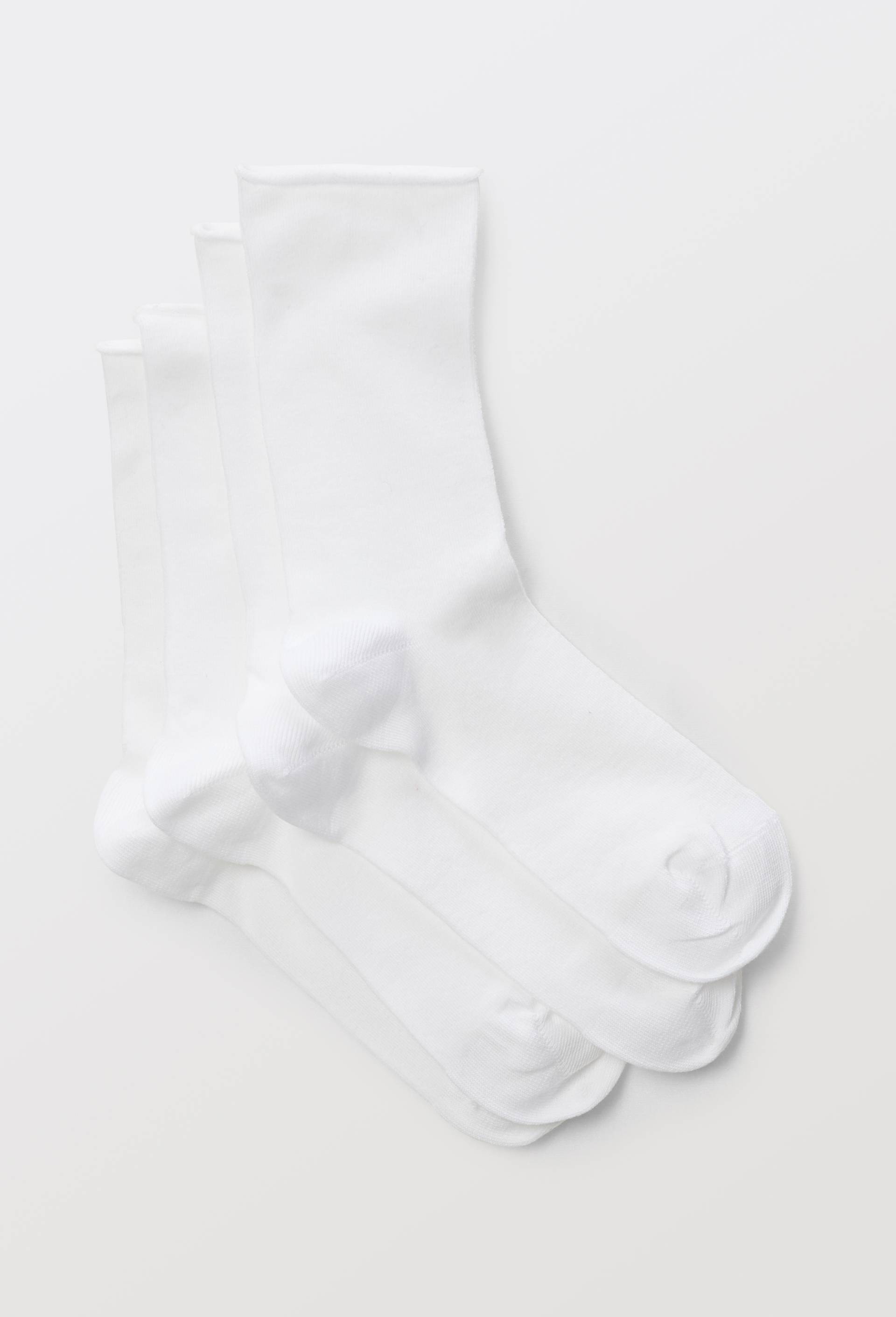Lot de 2 chaussettes en coton Bleufor&ecirc;t, Blanc, large image number 0