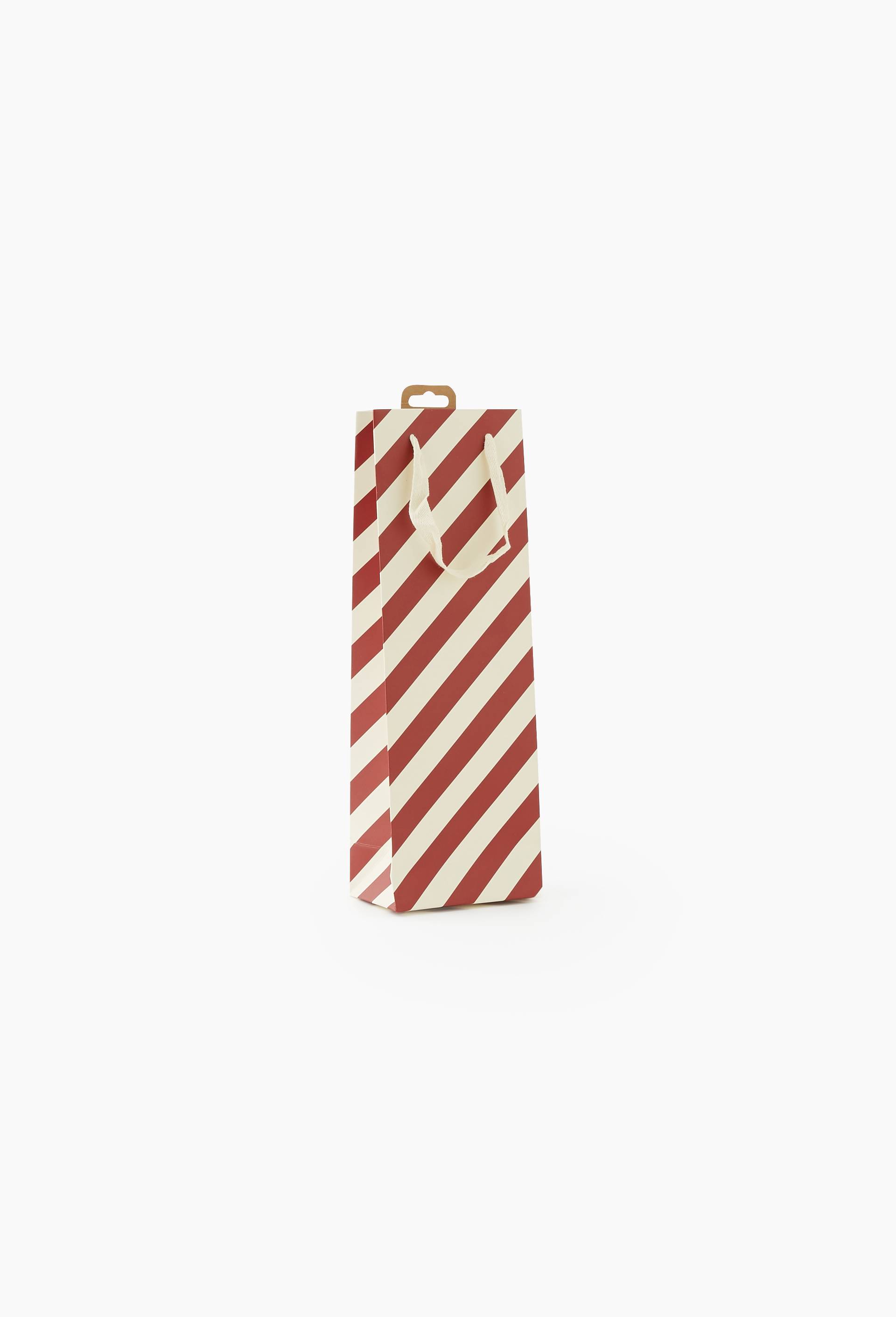 Sac cadeau, Bouteille, Rouge fonc&eacute;, large image number 0.0