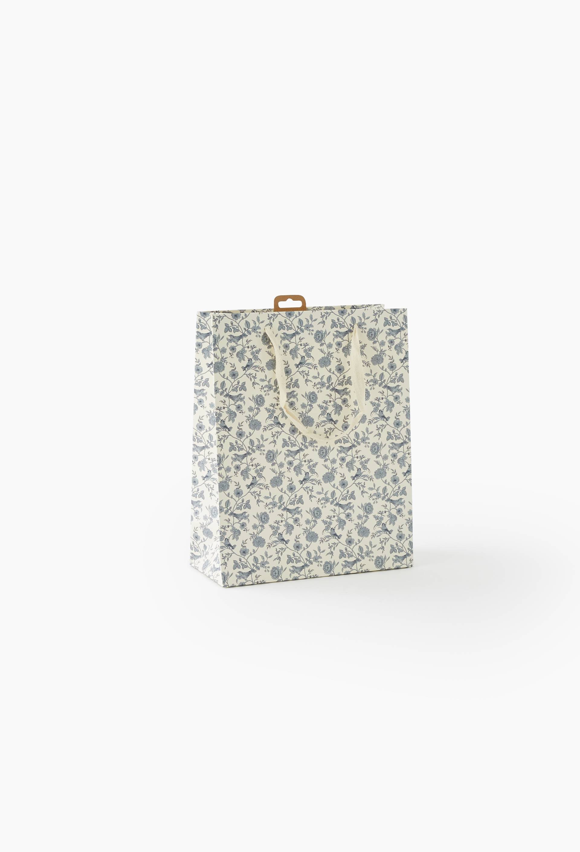 Sac cadeau, Taille L, Bleu, large image number 0