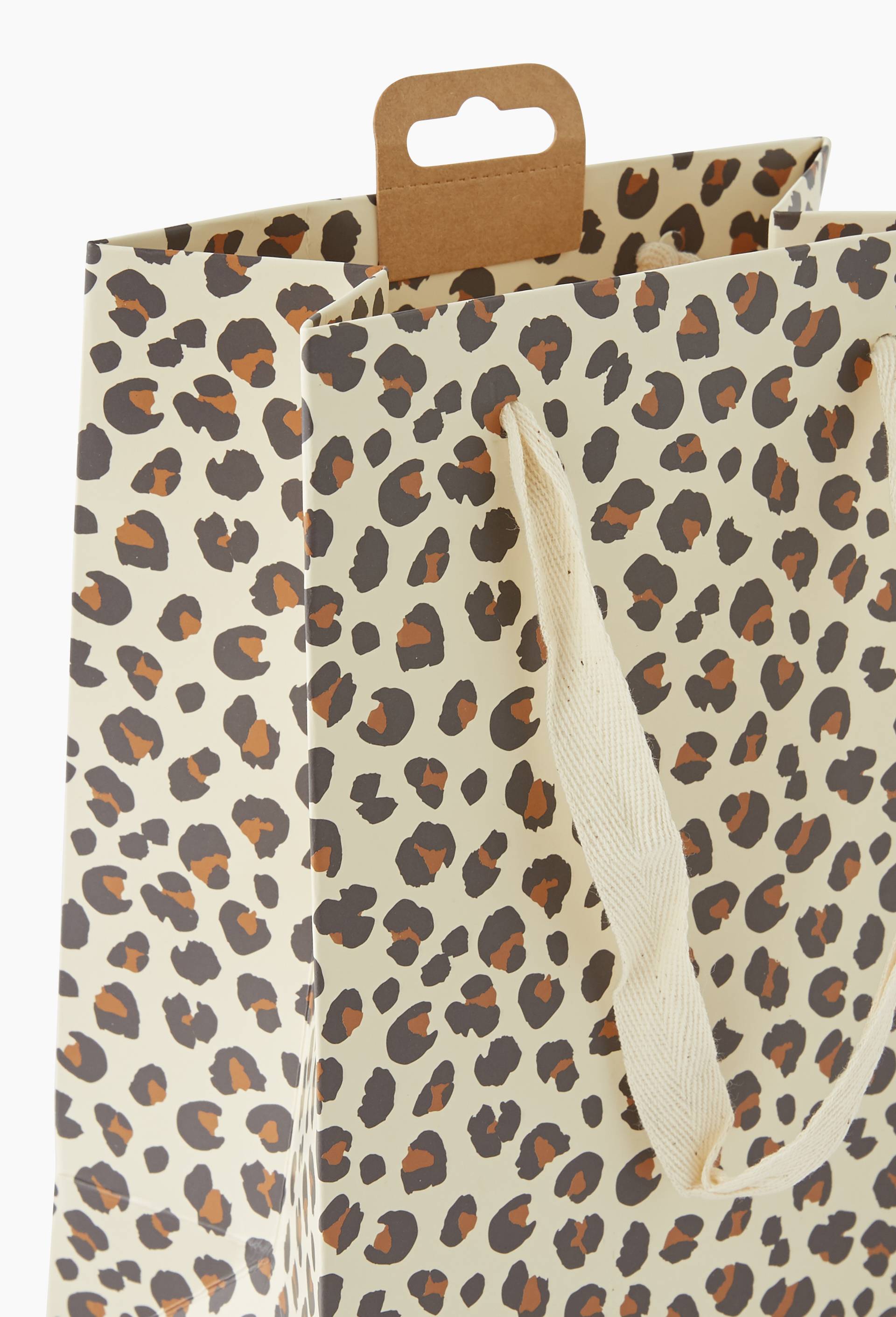Sac cadeau, Taille M, Ecru, large image number 1