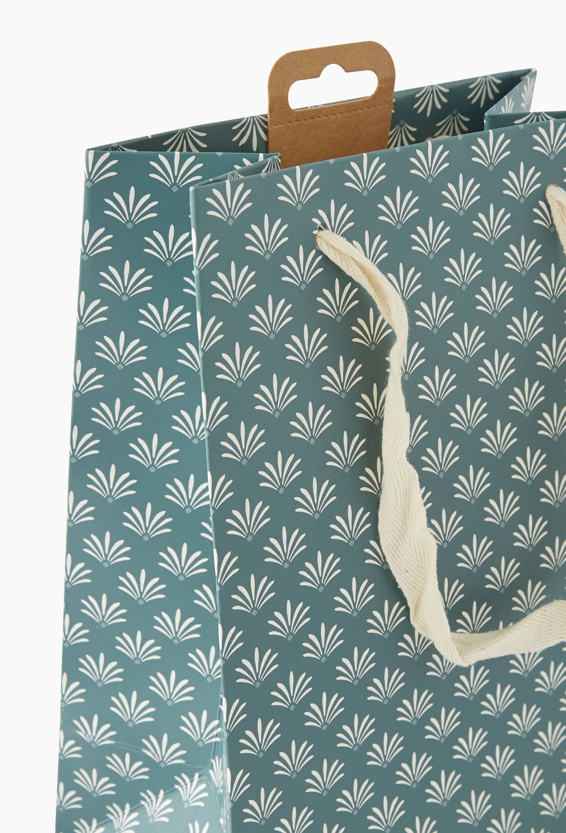 Sac cadeau, Taille M, Bleu, large image number 1