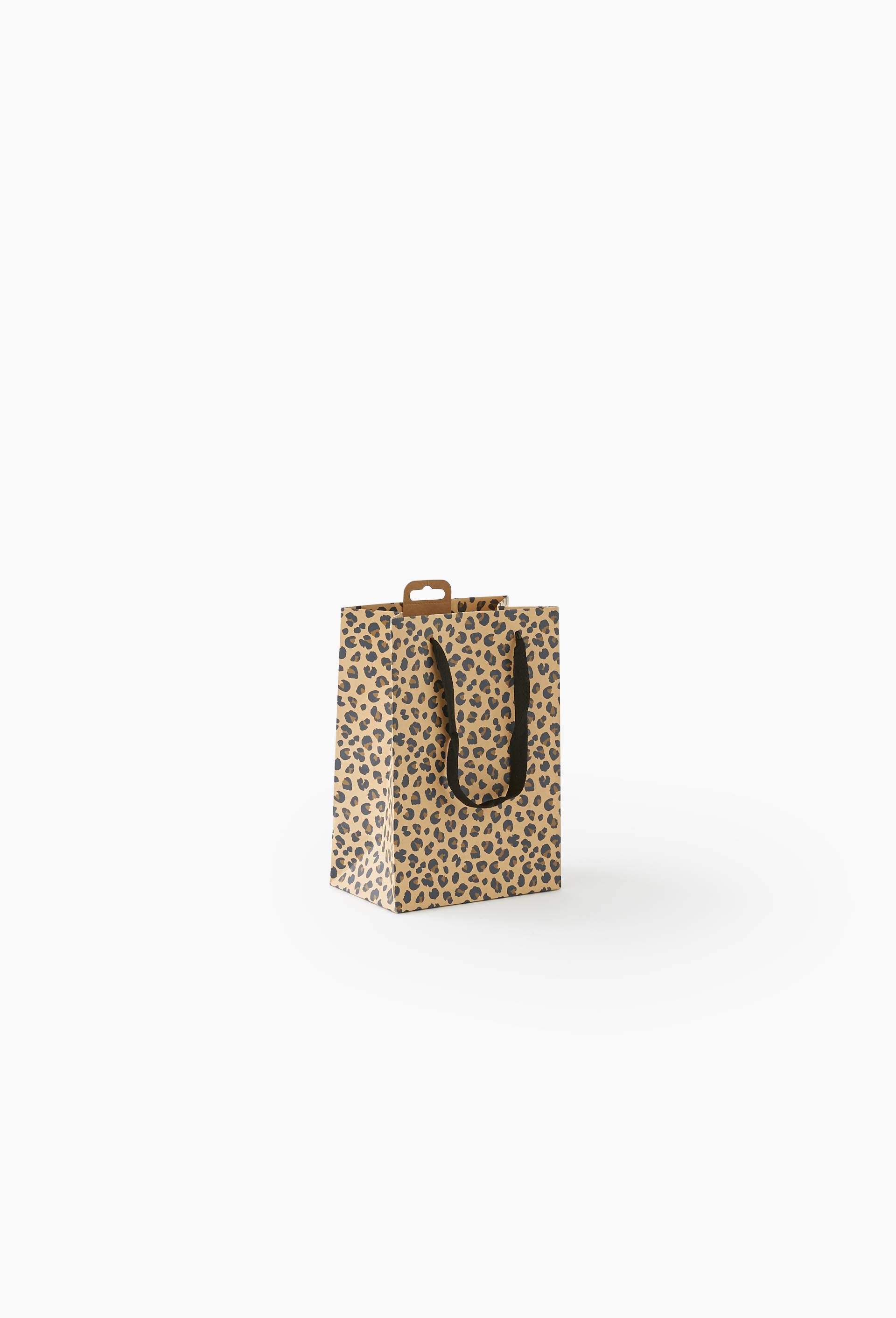 Sac cadeau, Taille M, Brun, large image number 0