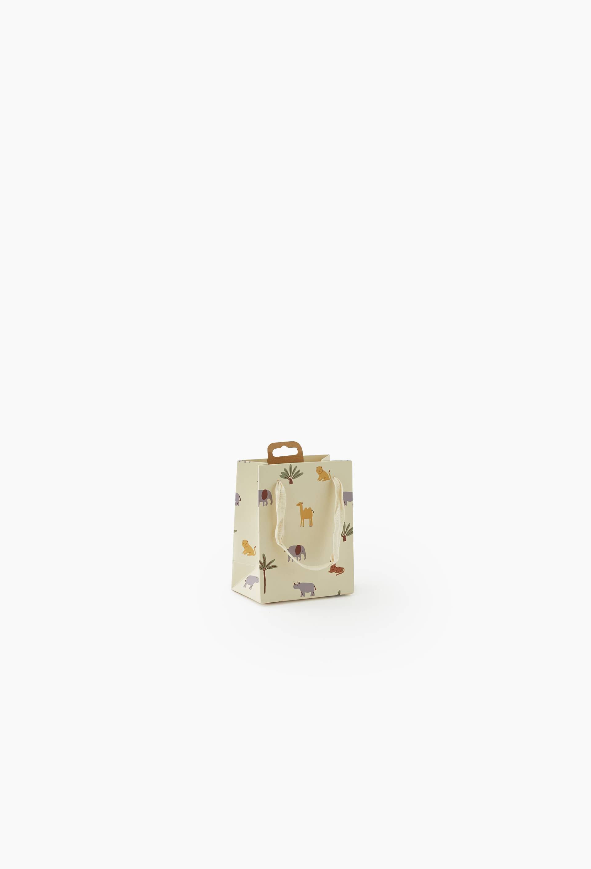 Sac cadeau, Taille S, Ecru, large image number 0.0