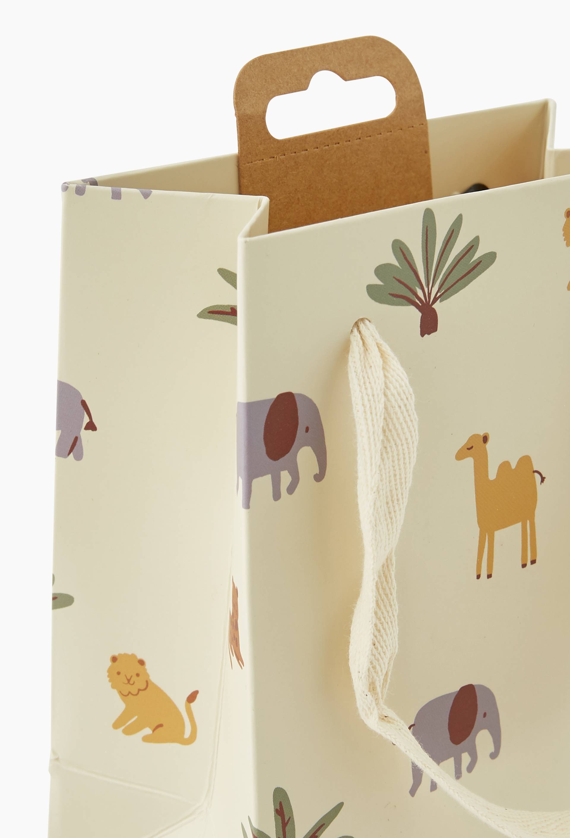 Sac cadeau, Taille S, Ecru, large image number 1
