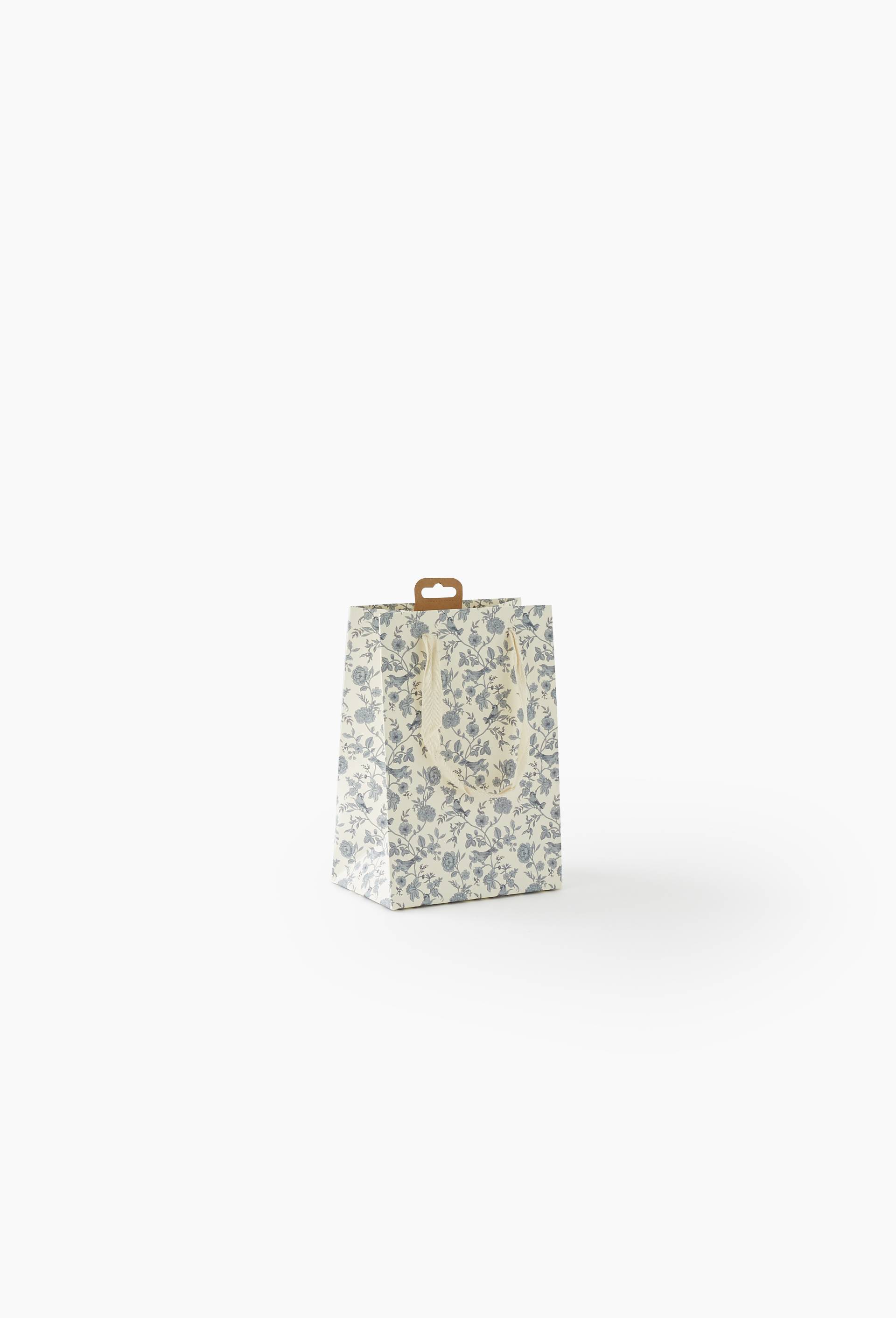 Sac cadeau, Taille M, Bleu, large image number 0