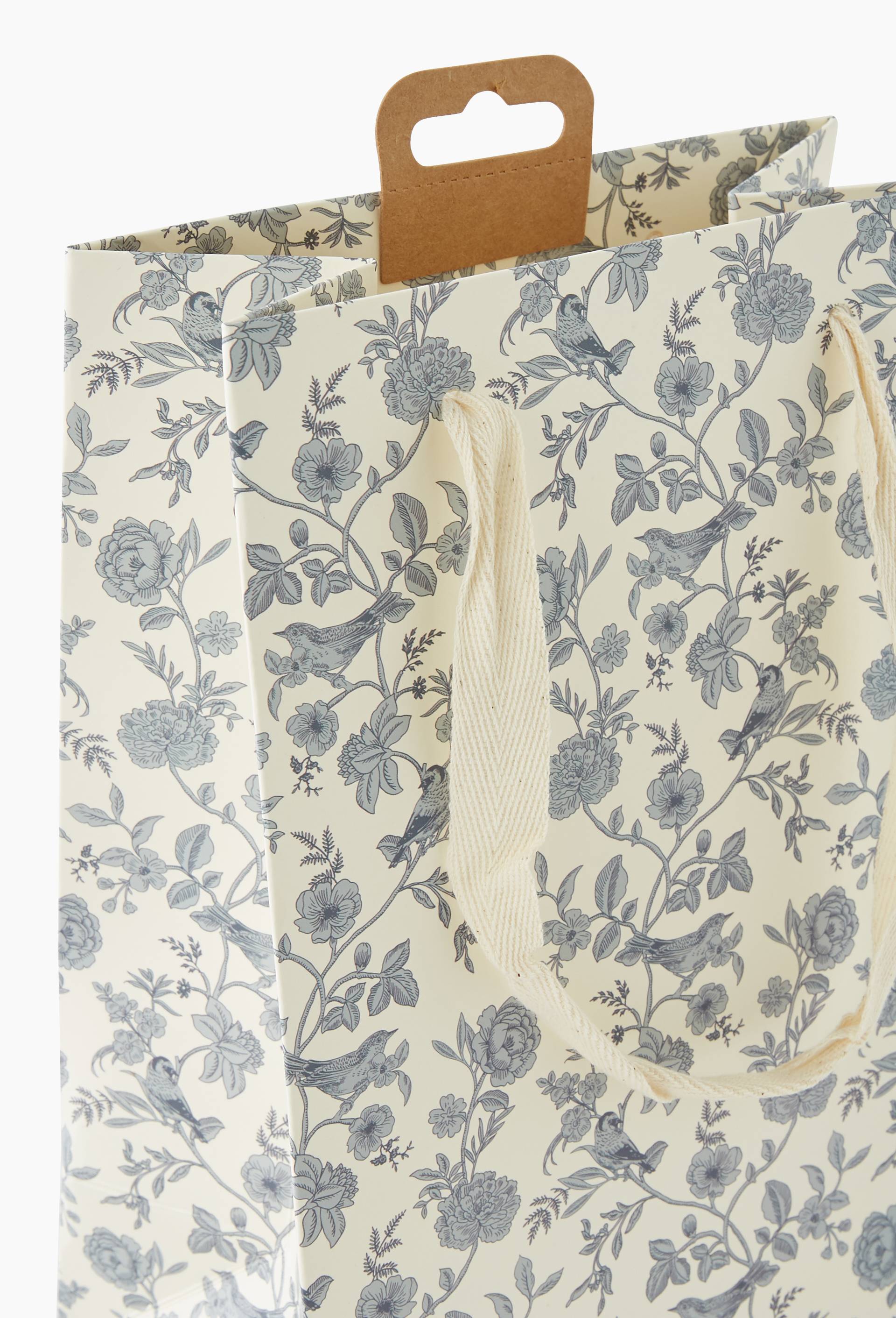 Sac cadeau, Taille M, Bleu, large image number 1