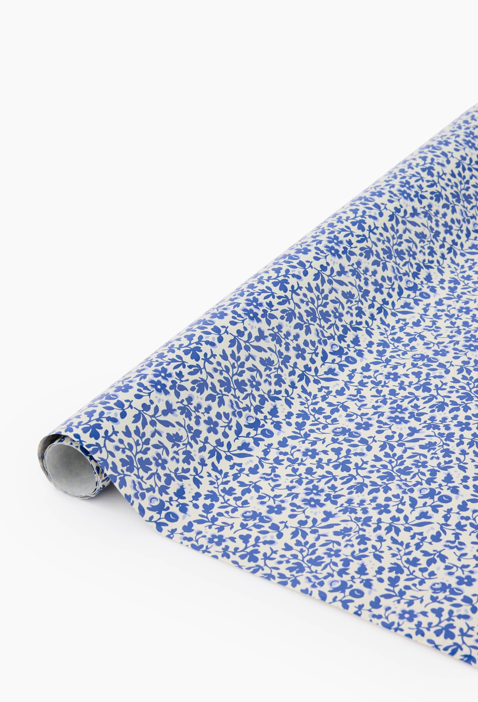 Papier cadeau, 2m, Bleu fonc&eacute;, large image number 0