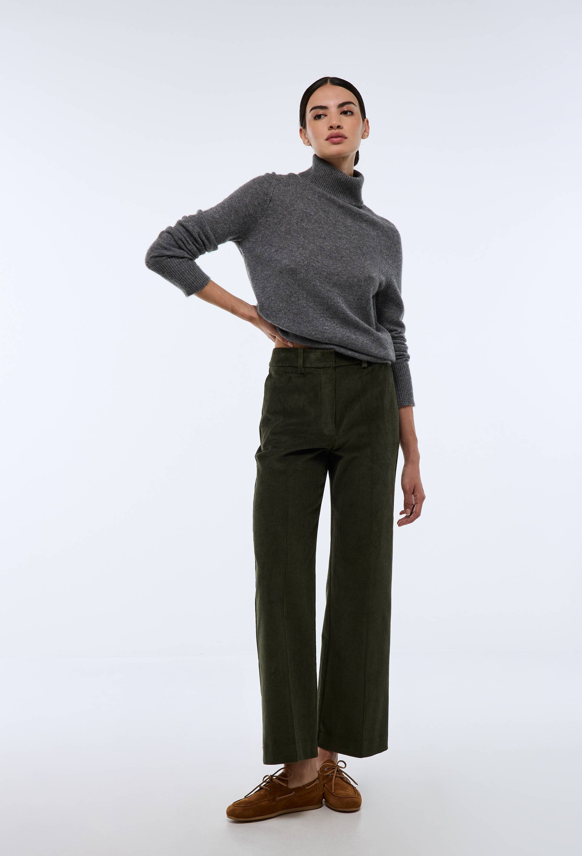 Pantalon large en velours - MONOPRIX - Modalova