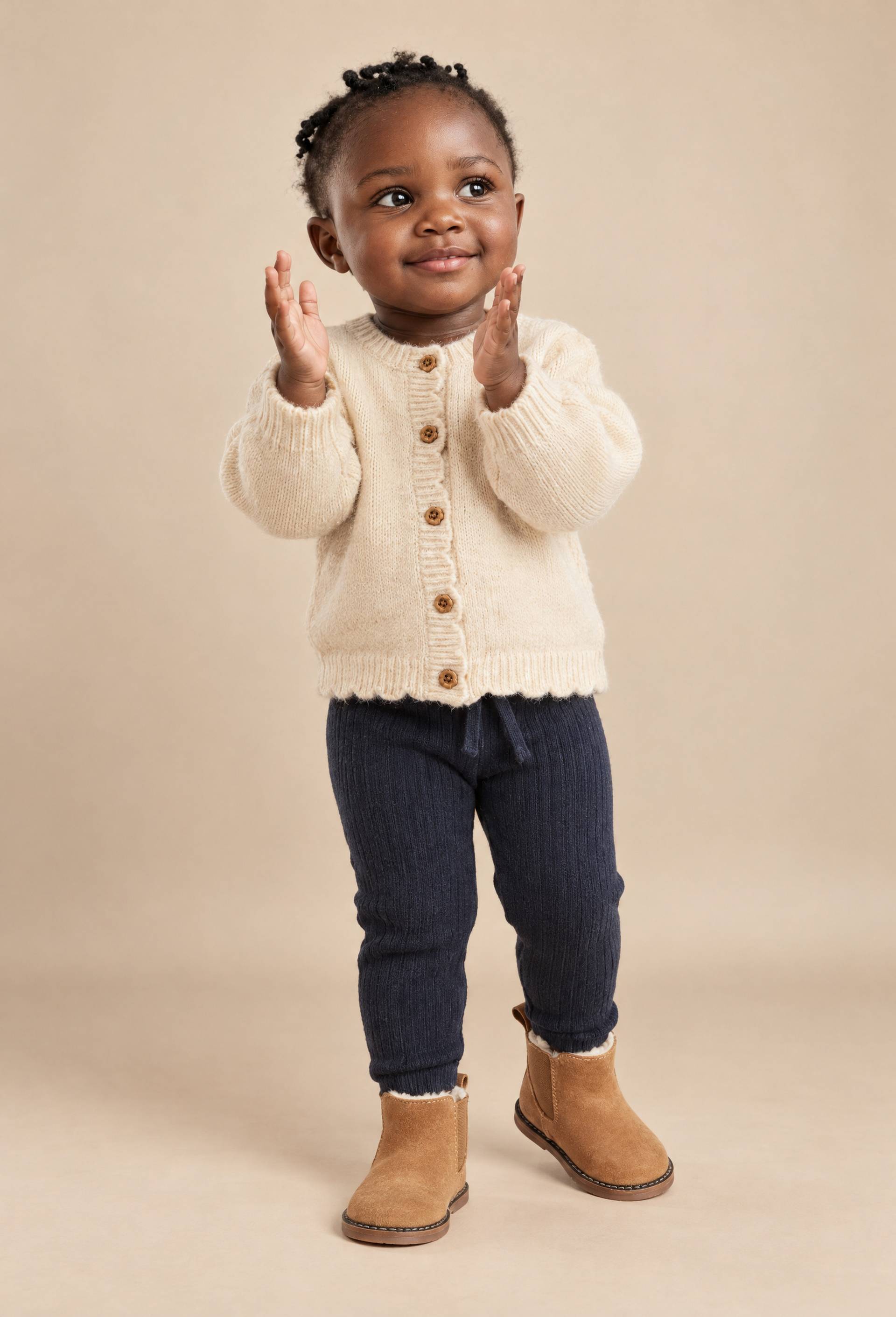 Legging côtelé uni en tricot Legging côtelé uni en tricot