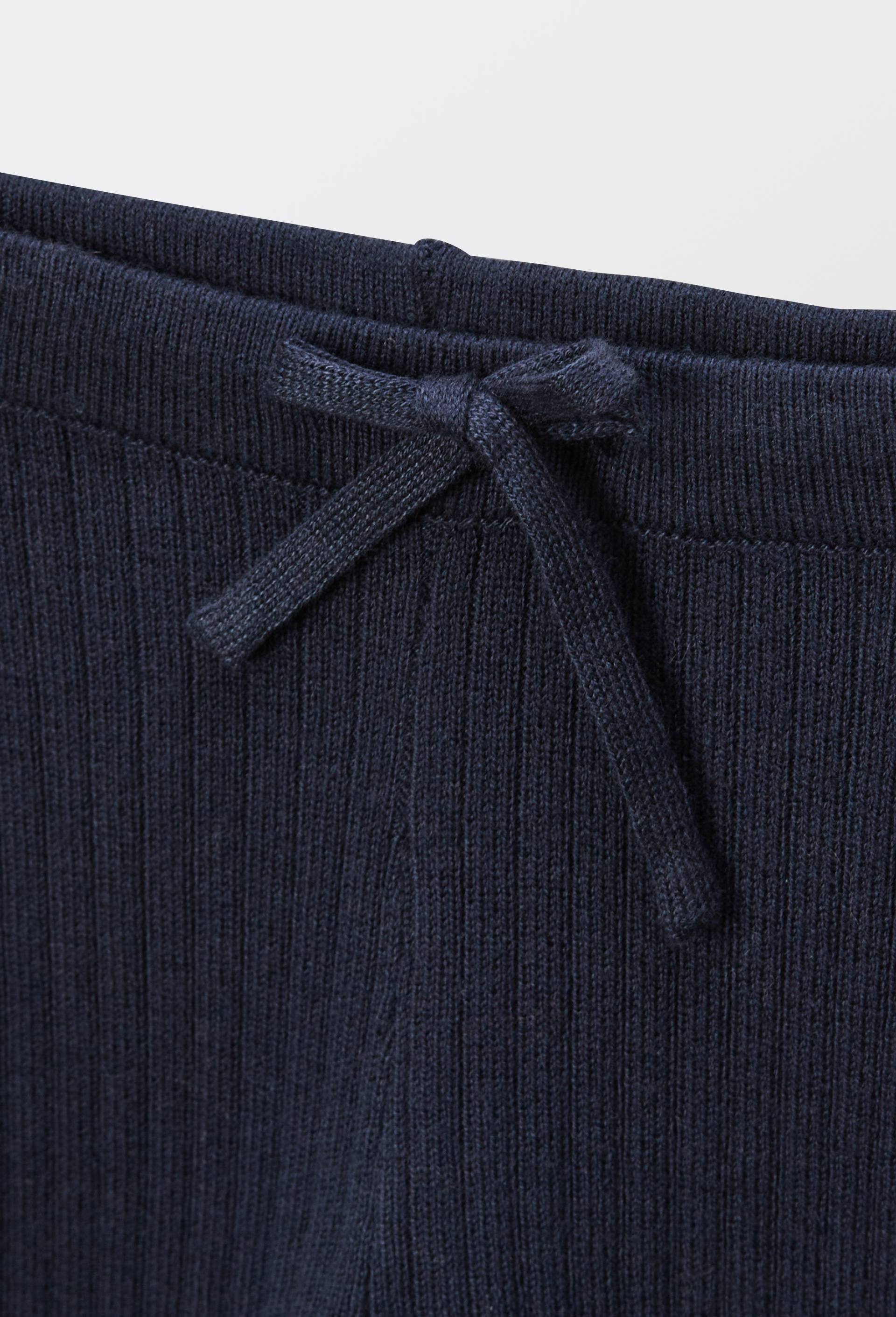 Legging c&ocirc;tel&eacute; uni en tricot, Bleu fonc&eacute;, large image number 2