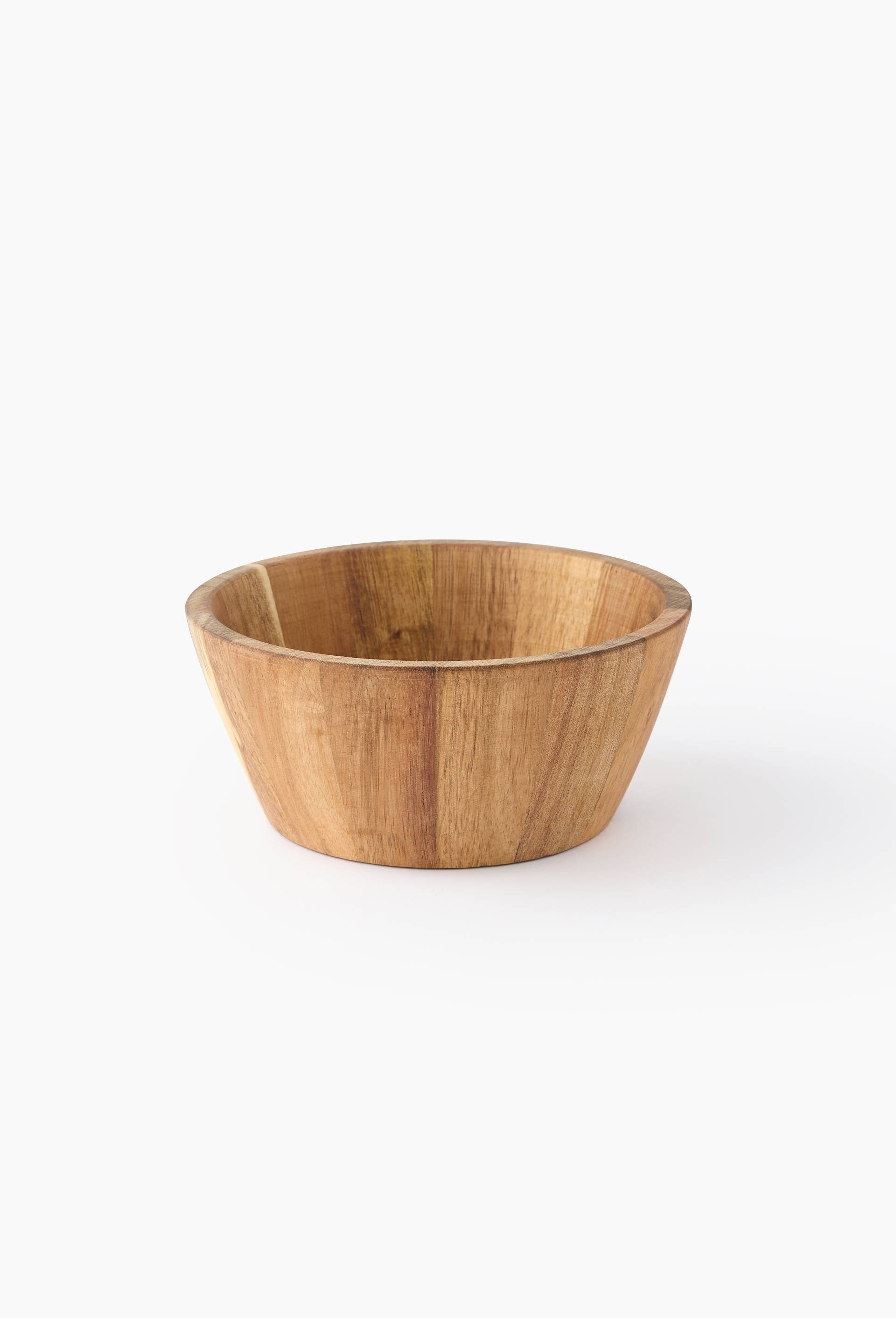 Saladier, bois d'acacia, 16cm, Beige clair, large image number 0