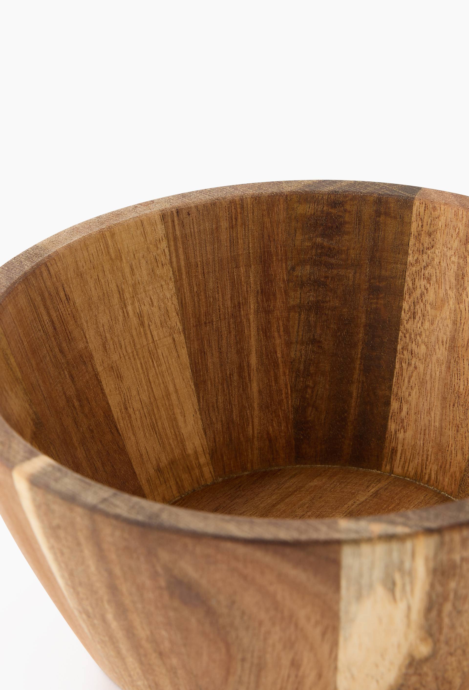 Saladier, bois d'acacia, 16cm, Beige clair, large image number 1.0