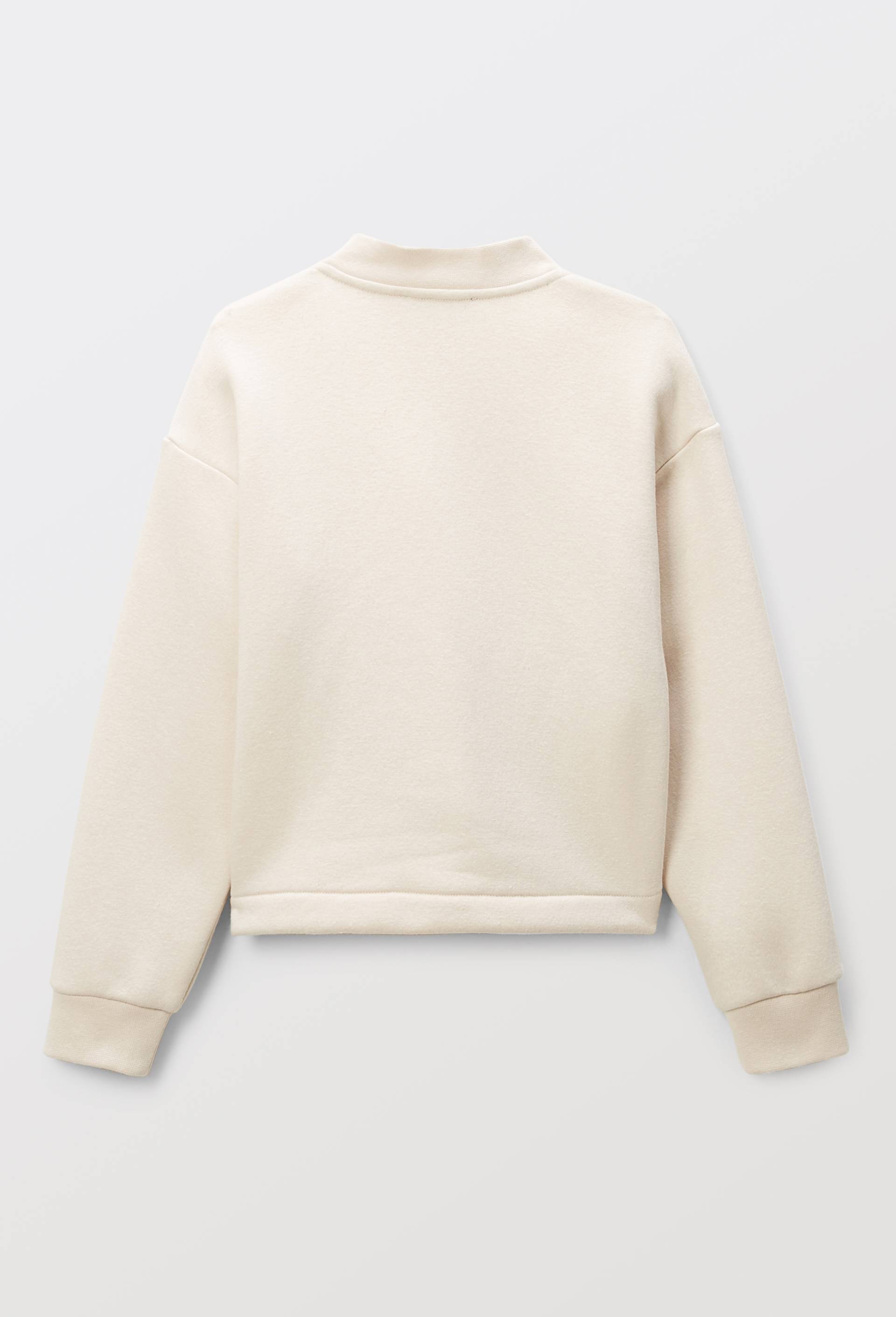 Cardigan bouton pression en coton, Beige clair, large image number 3