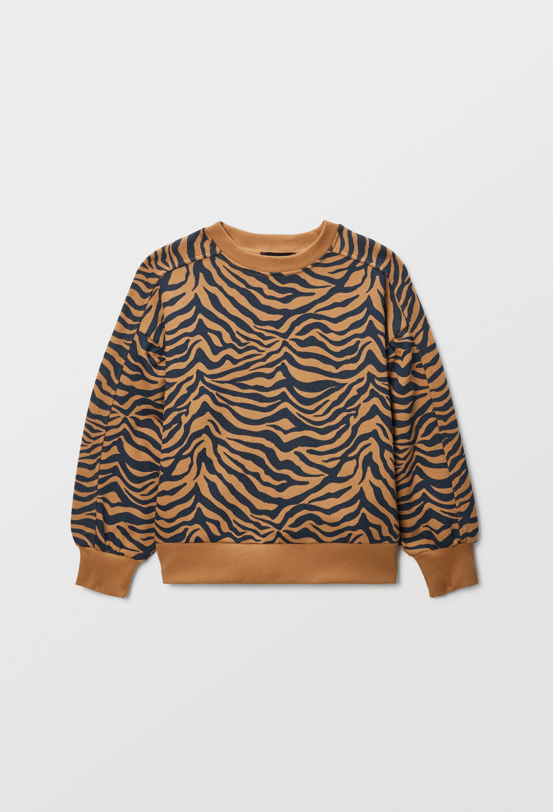 Sweat imprim&eacute; en coton, Beige, large image number 0