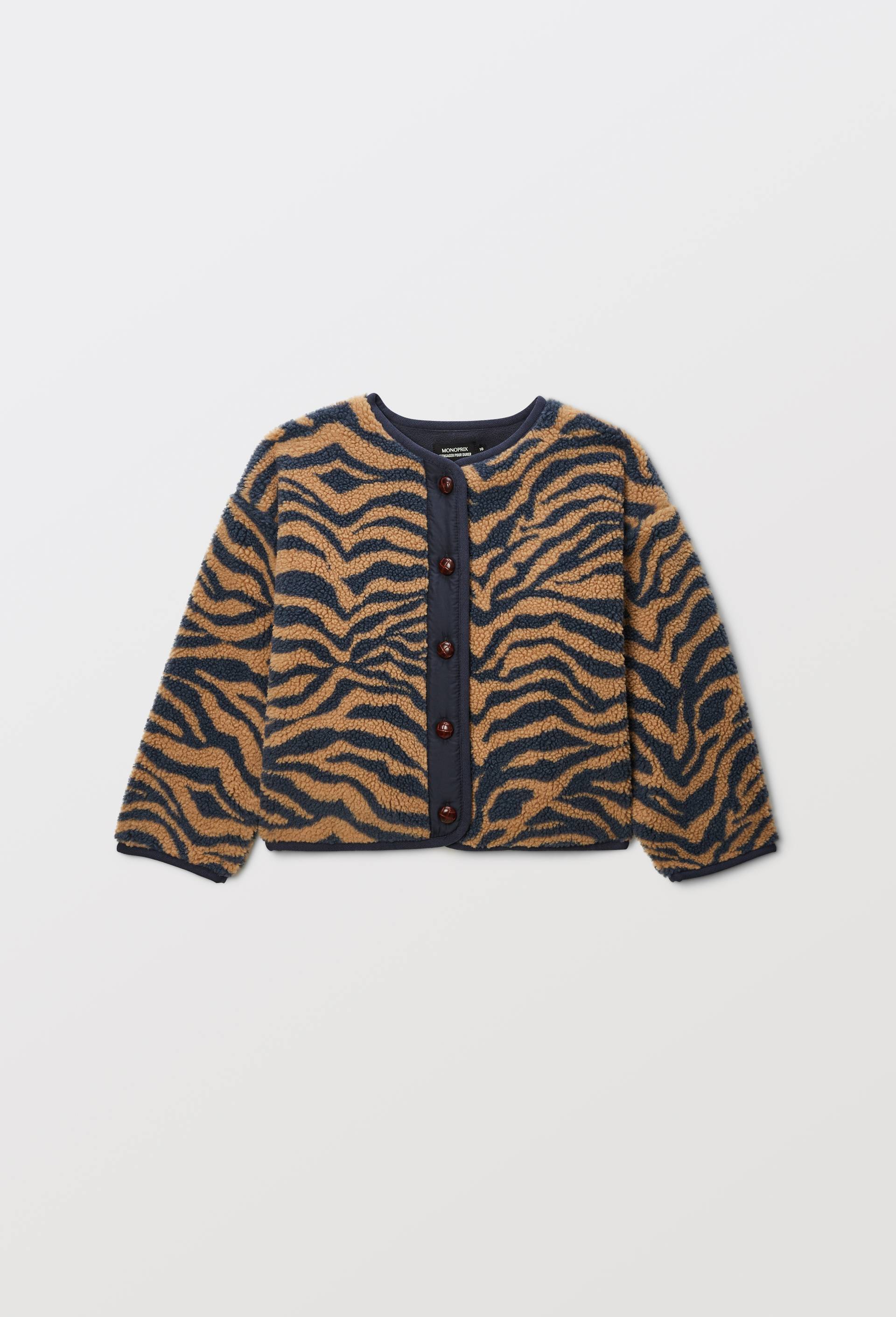 Veste effet mouton, Beige, large image number 0.0