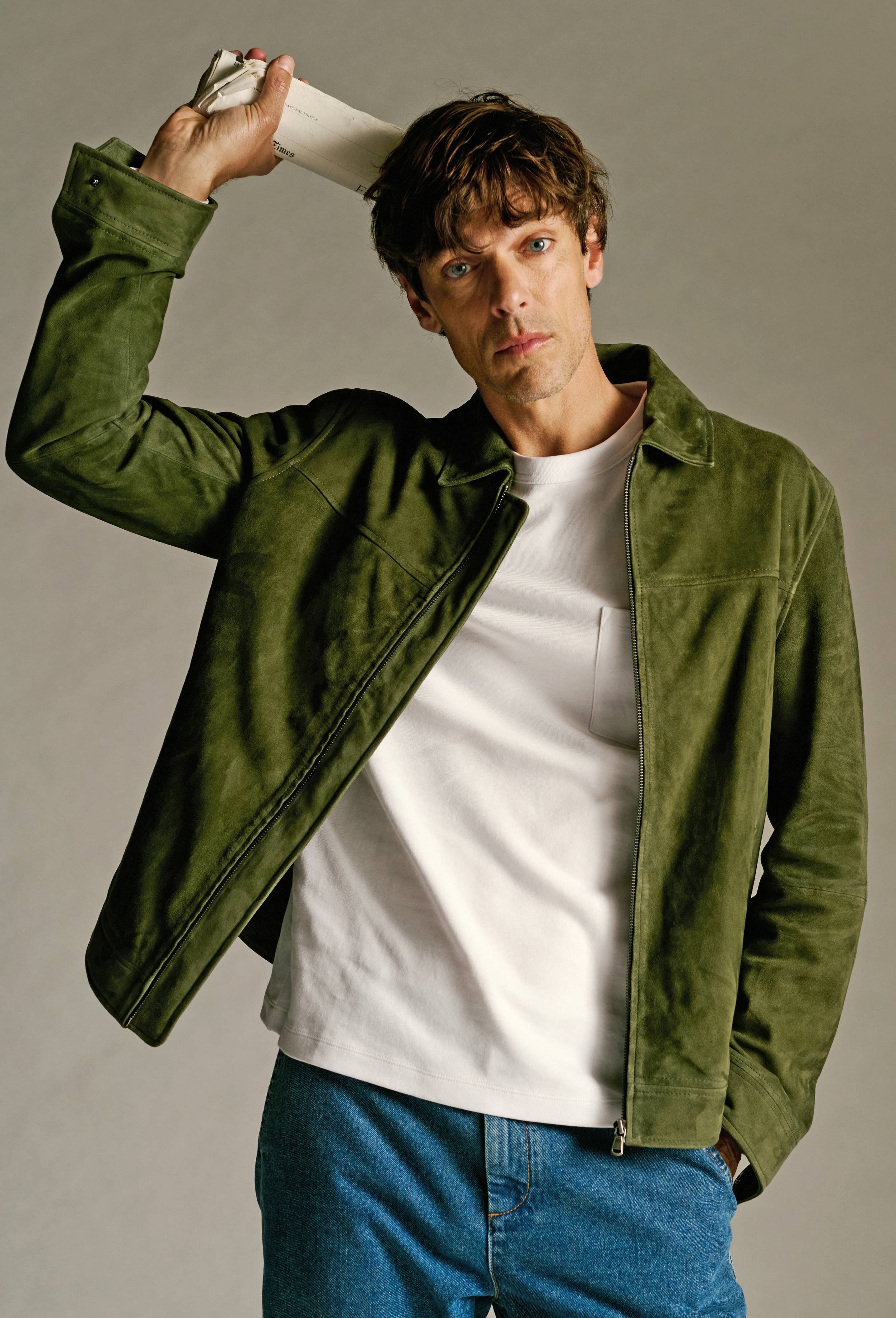 Veste zippée en cuir - MONOPRIX PREMIUM - Modalova