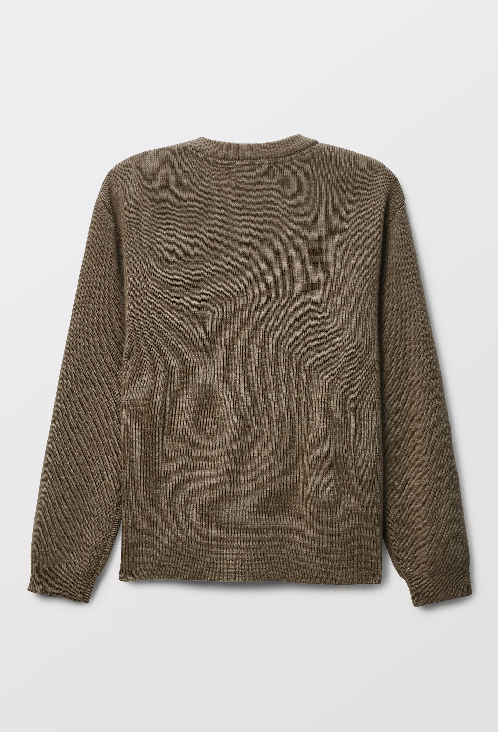 Pull uni contenant de la laine, Beige, large image number 2