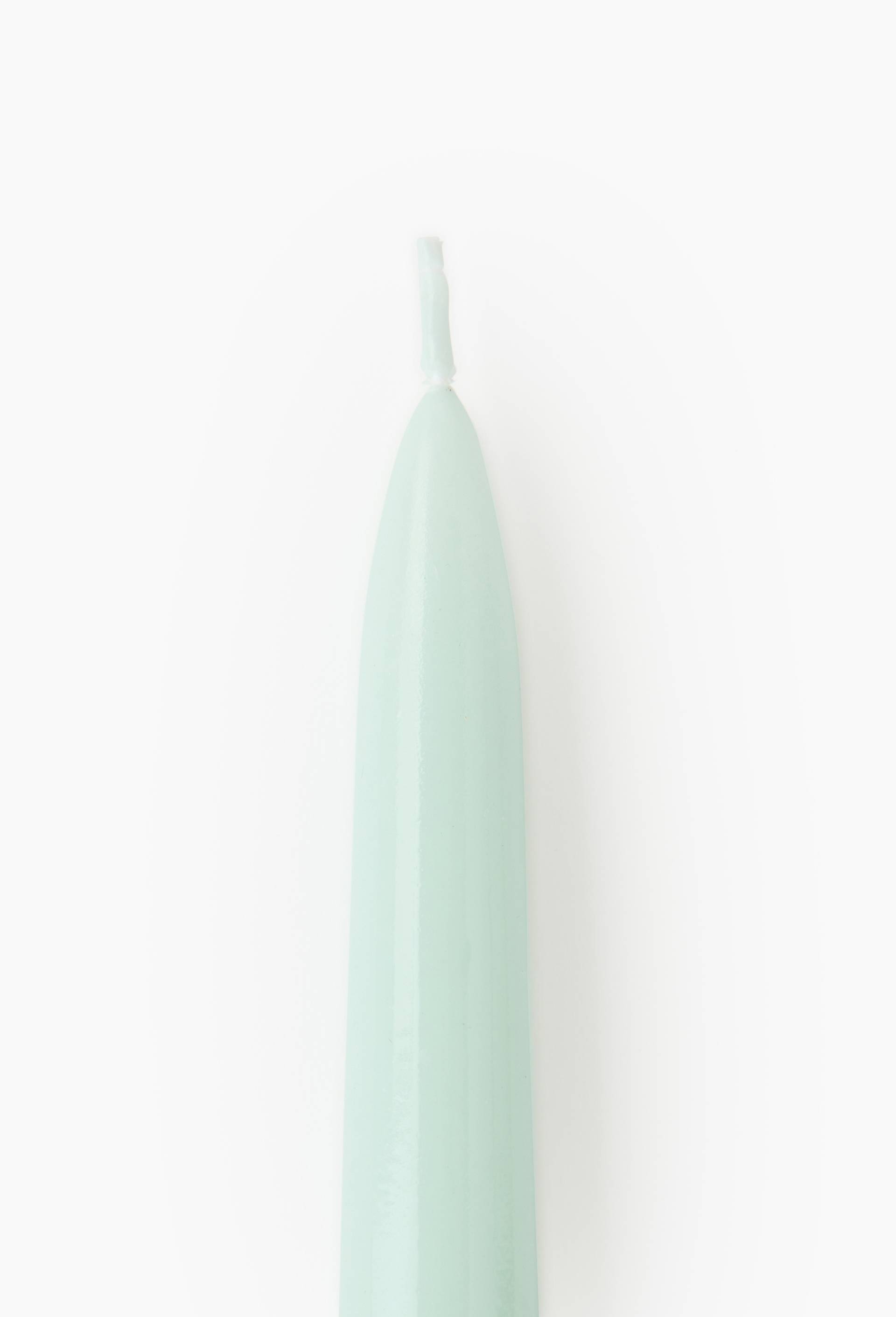 Lot de 2 bougies flambeaux, H25cm, Bleu clair, large image number 1